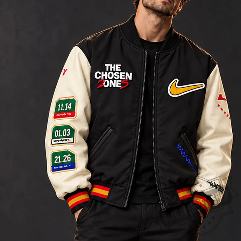 LeBron James The Chosen 2 Ones Matte Bomber Jacket 4 LeBron James The Chosen 2 Ones Matte Bomber Jacket