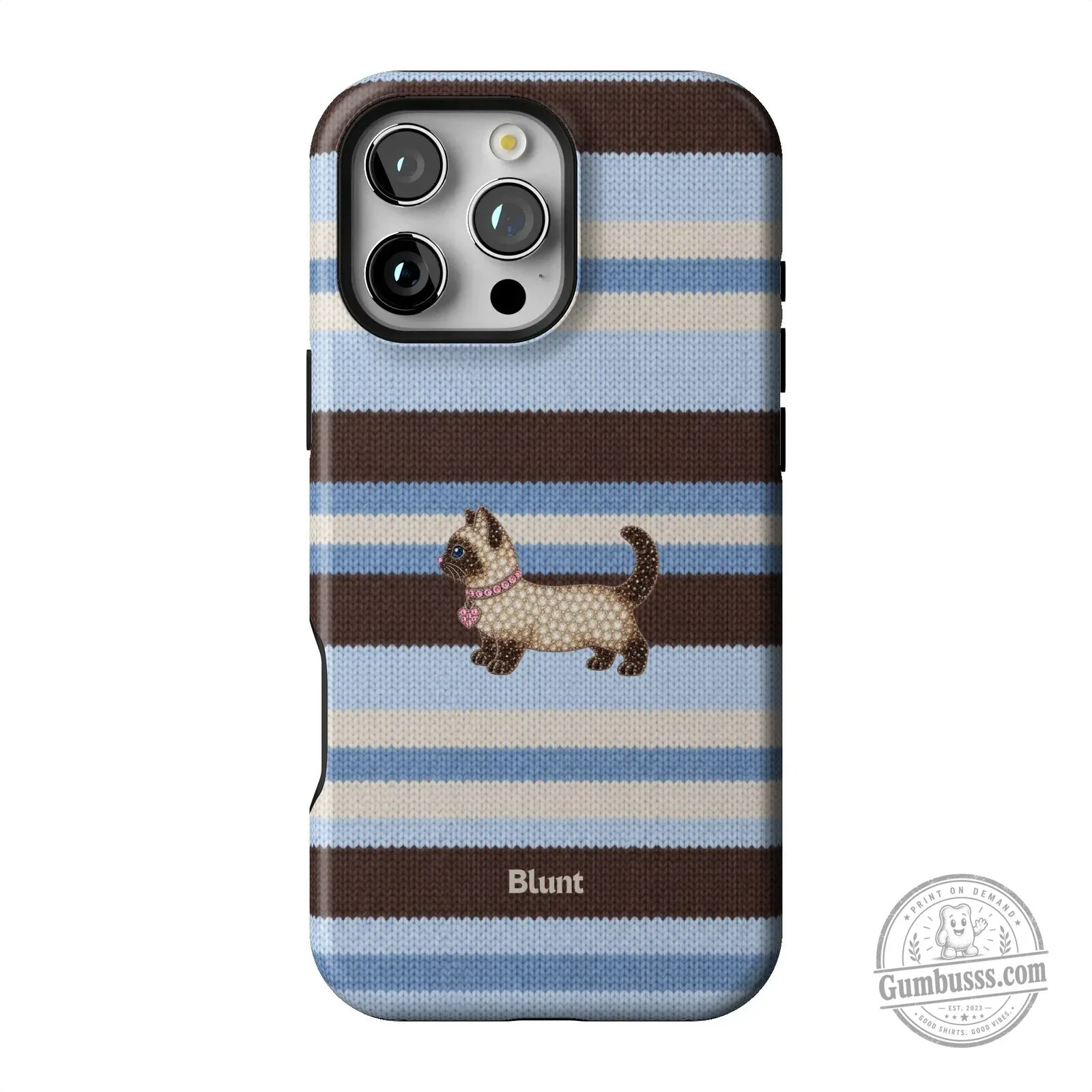 Cute Kitten Striped Pattern Phone Case for iPhone 15 Pro Max 37 Cute Kitten Striped Pattern Phone Case for iPhone 15 Pro Max