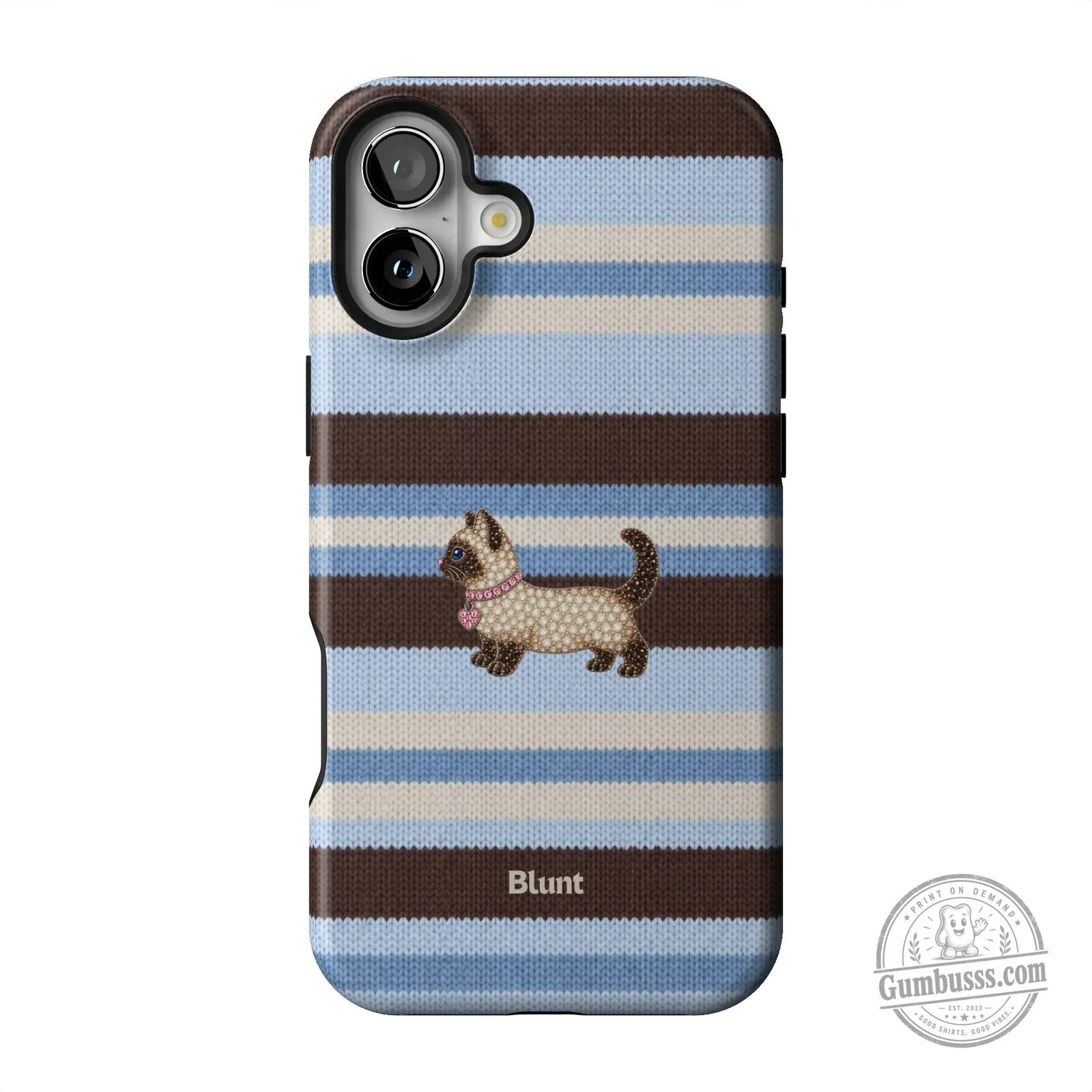 Cute Kitten Striped Pattern Phone Case for iPhone 15 Pro Max 38 Cute Kitten Striped Pattern Phone Case for iPhone 15 Pro Max