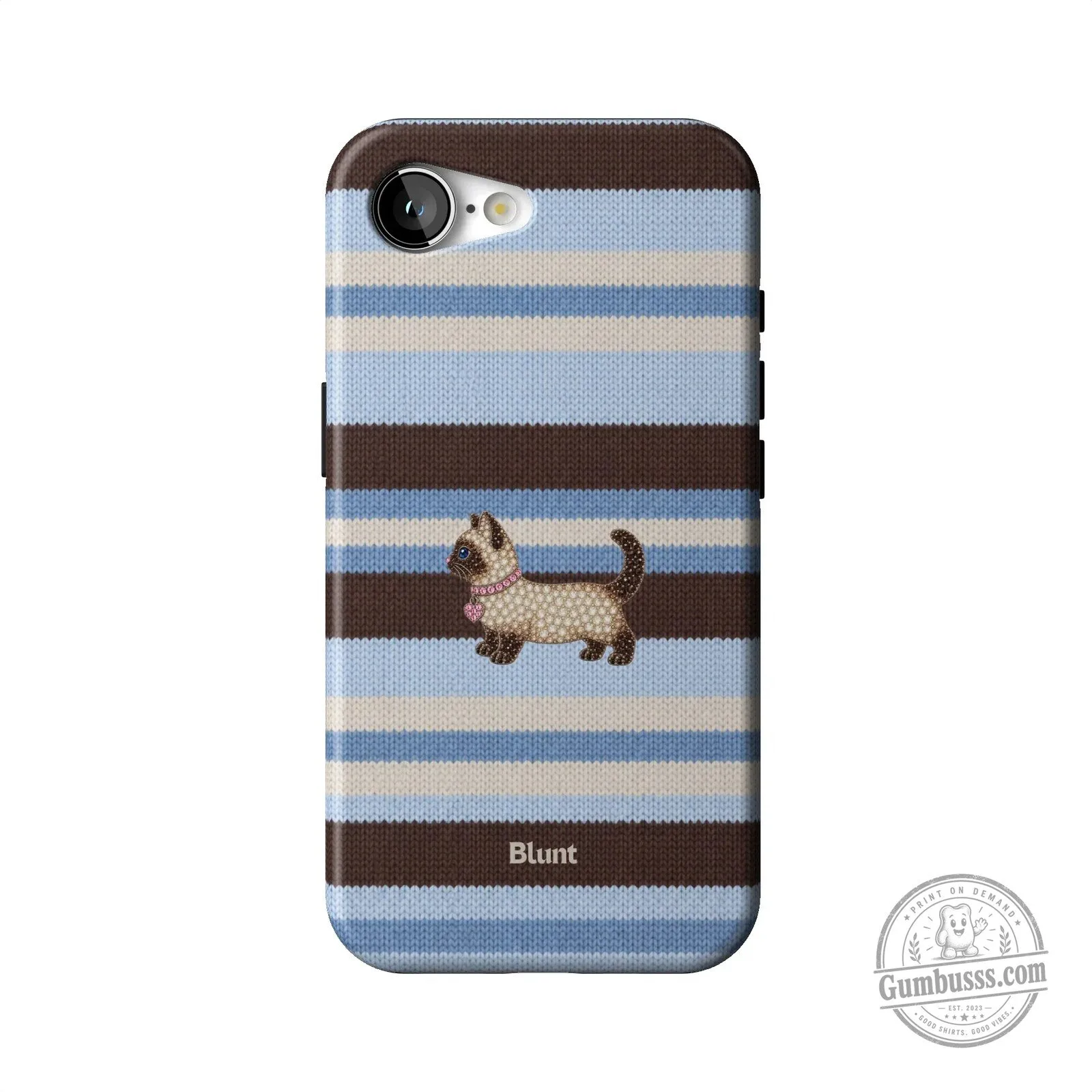 Cute Kitten Striped Pattern Phone Case for iPhone 15 Pro Max 39 Cute Kitten Striped Pattern Phone Case for iPhone 15 Pro Max
