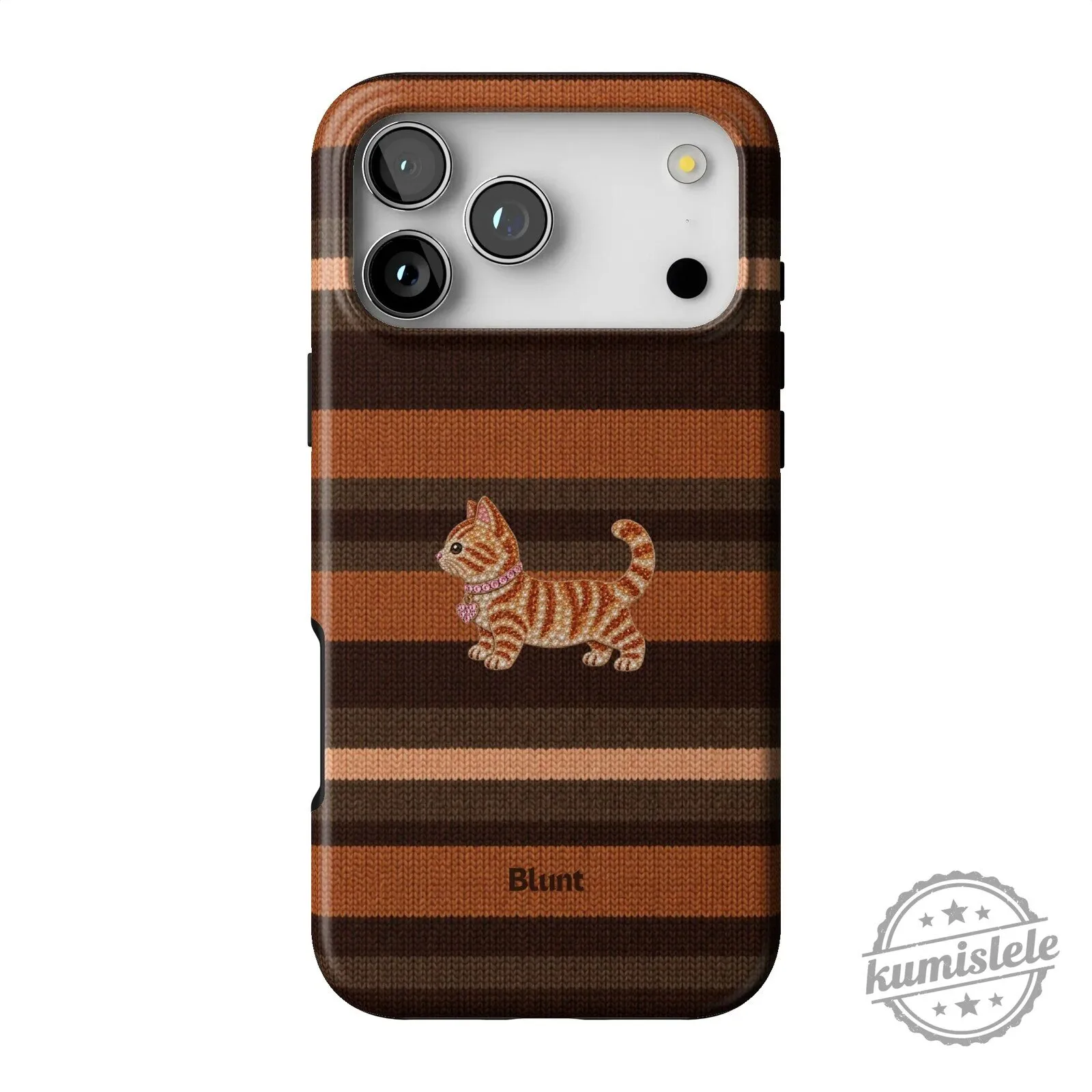 Cute Orange Tabby Cat Knit Pattern iPhone Case for Apple Smartphone Protection 31 Cute Orange Tabby Cat Knit Pattern iPhone Case for Apple Smartphone Protection