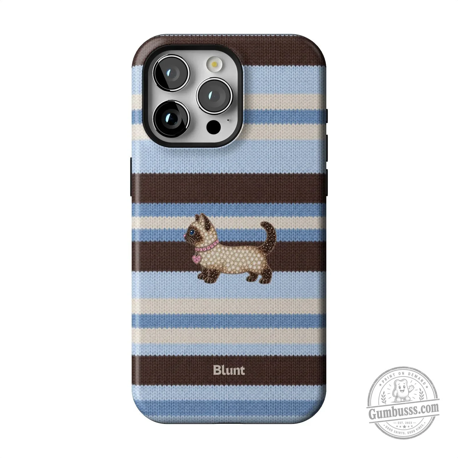 Cute Kitten Striped Pattern Phone Case for iPhone 15 Pro Max 42 Cute Kitten Striped Pattern Phone Case for iPhone 15 Pro Max