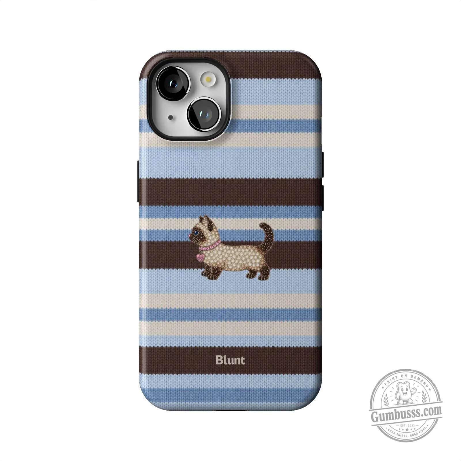 Cute Kitten Striped Pattern Phone Case for iPhone 15 Pro Max 44 Cute Kitten Striped Pattern Phone Case for iPhone 15 Pro Max
