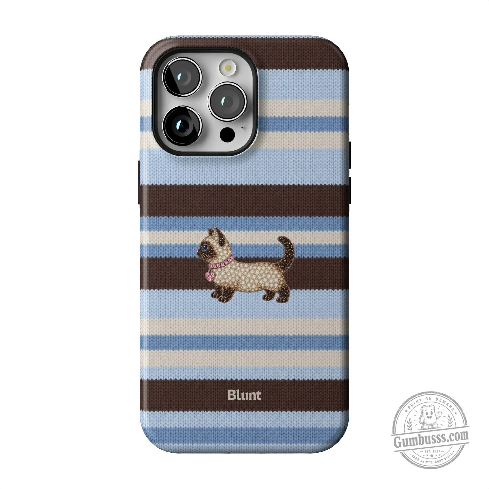Cute Kitten Striped Pattern Phone Case for iPhone 15 Pro Max 46 Cute Kitten Striped Pattern Phone Case for iPhone 15 Pro Max
