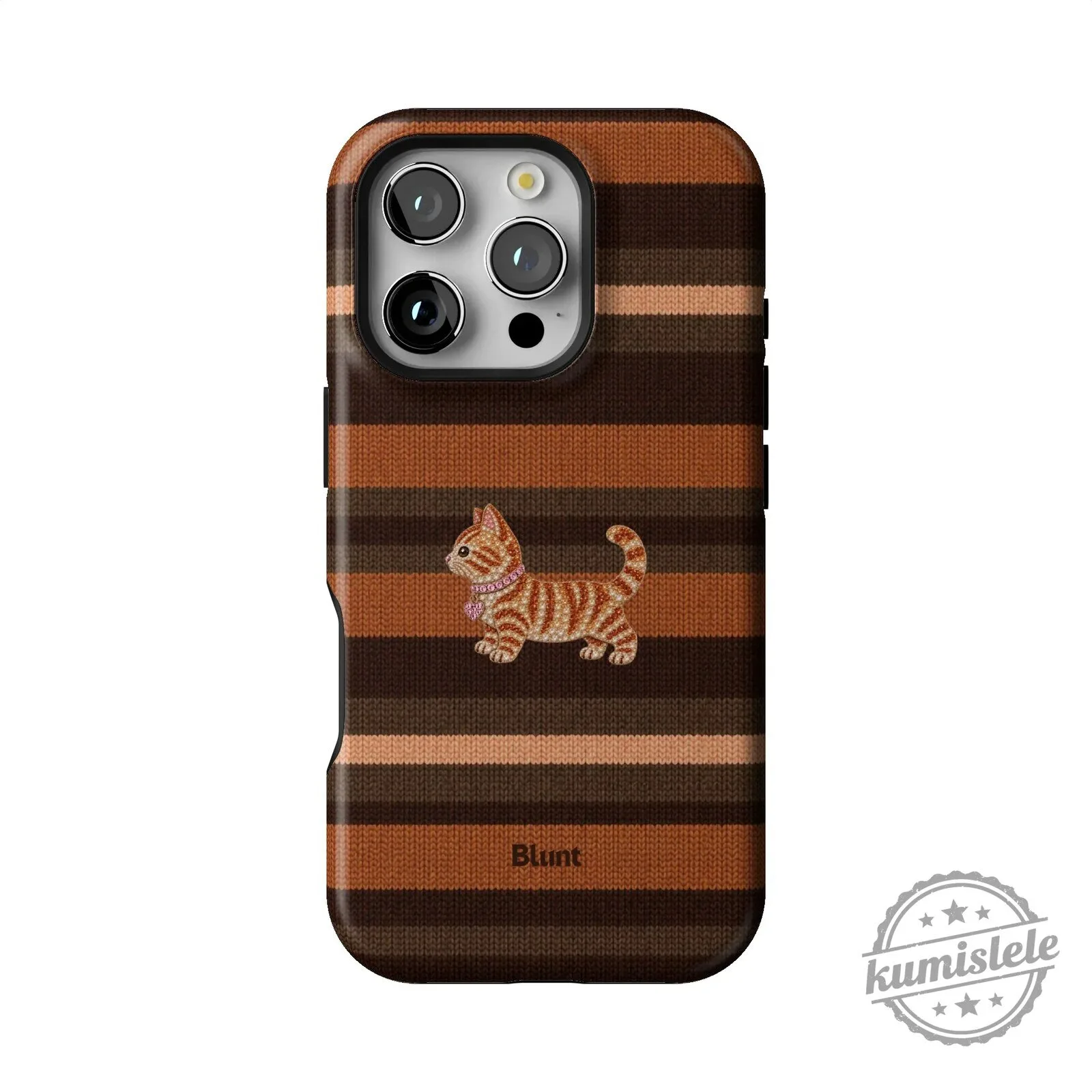 Cute Orange Tabby Cat Knit Pattern iPhone Case for Apple Smartphone Protection 36 Cute Orange Tabby Cat Knit Pattern iPhone Case for Apple Smartphone Protection