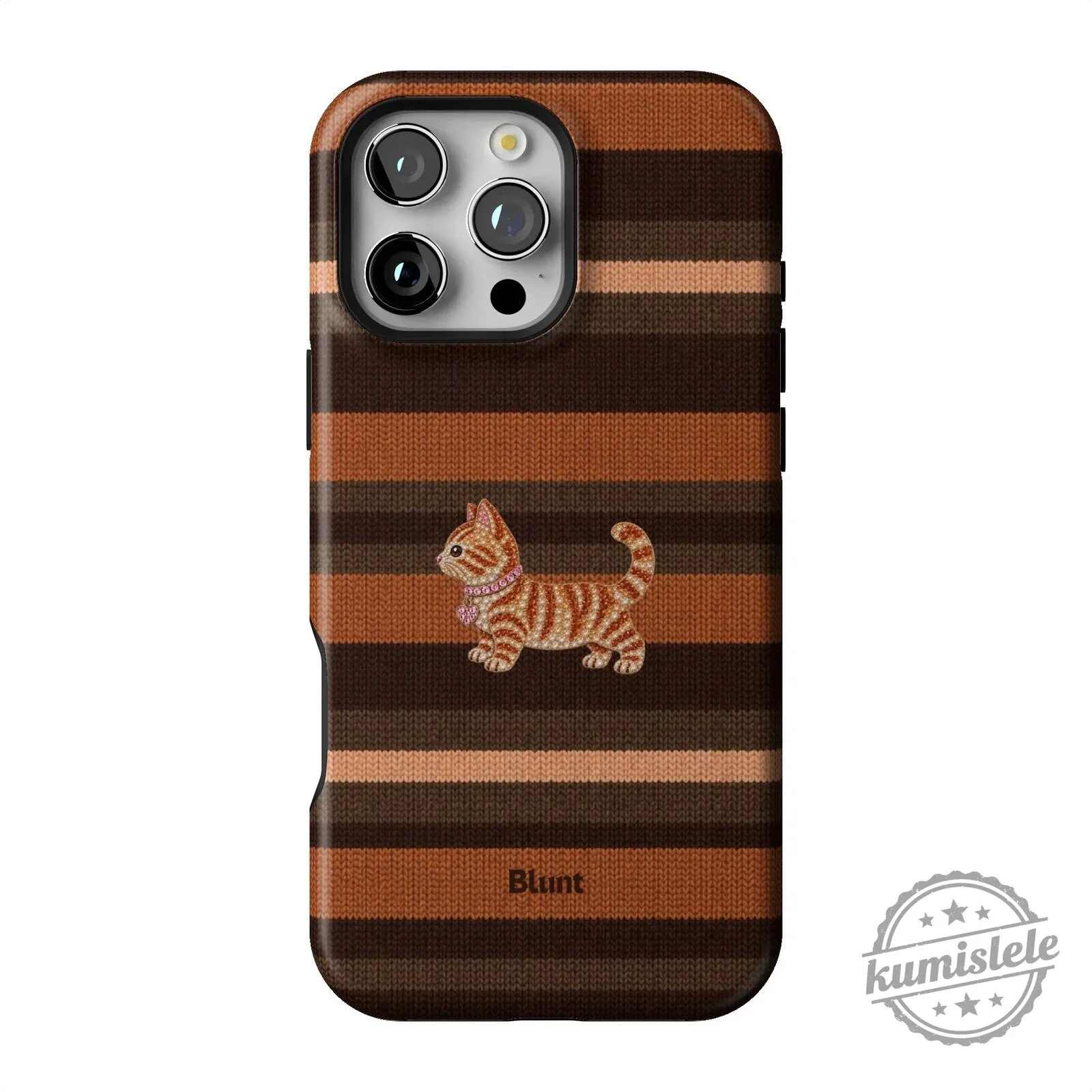 Cute Orange Tabby Cat Knit Pattern iPhone Case for Apple Smartphone Protection 37 Cute Orange Tabby Cat Knit Pattern iPhone Case for Apple Smartphone Protection