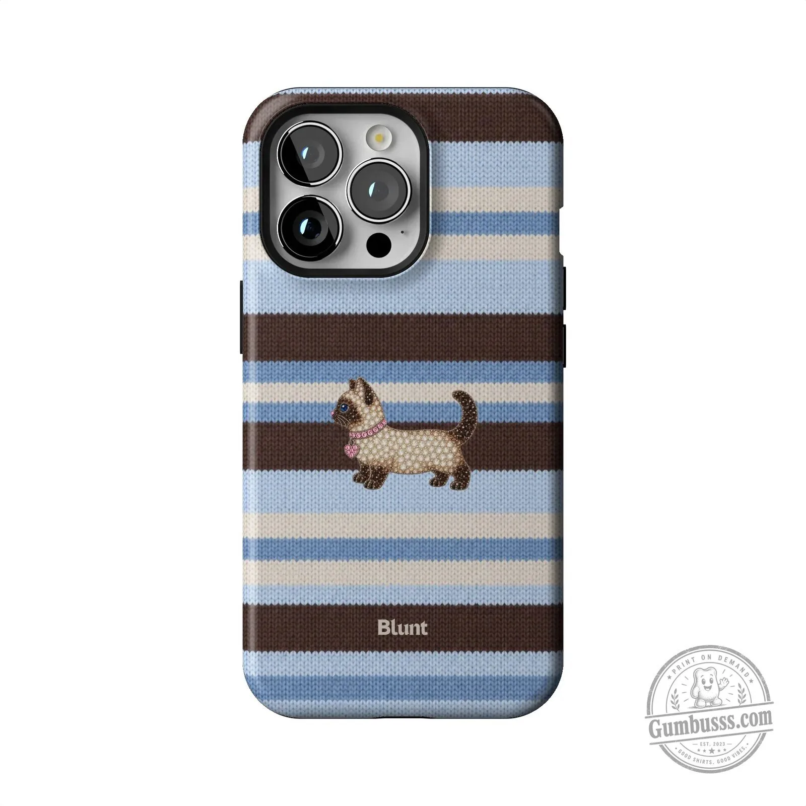 Cute Kitten Striped Pattern Phone Case for iPhone 15 Pro Max 49 Cute Kitten Striped Pattern Phone Case for iPhone 15 Pro Max