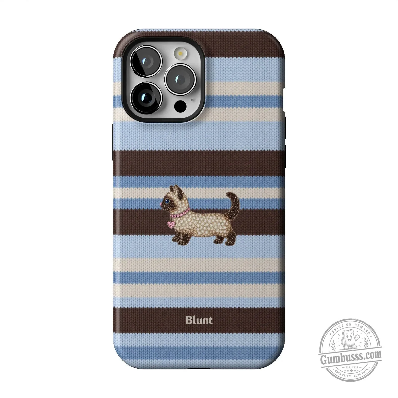 Cute Kitten Striped Pattern Phone Case for iPhone 15 Pro Max 50 Cute Kitten Striped Pattern Phone Case for iPhone 15 Pro Max