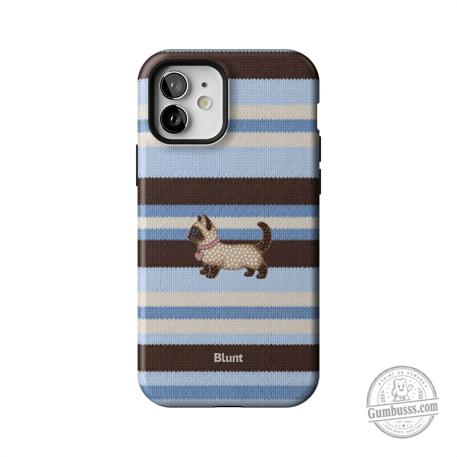 Cute Kitten Striped Pattern Phone Case for iPhone 15 Pro Max 52 Cute Kitten Striped Pattern Phone Case for iPhone 15 Pro Max
