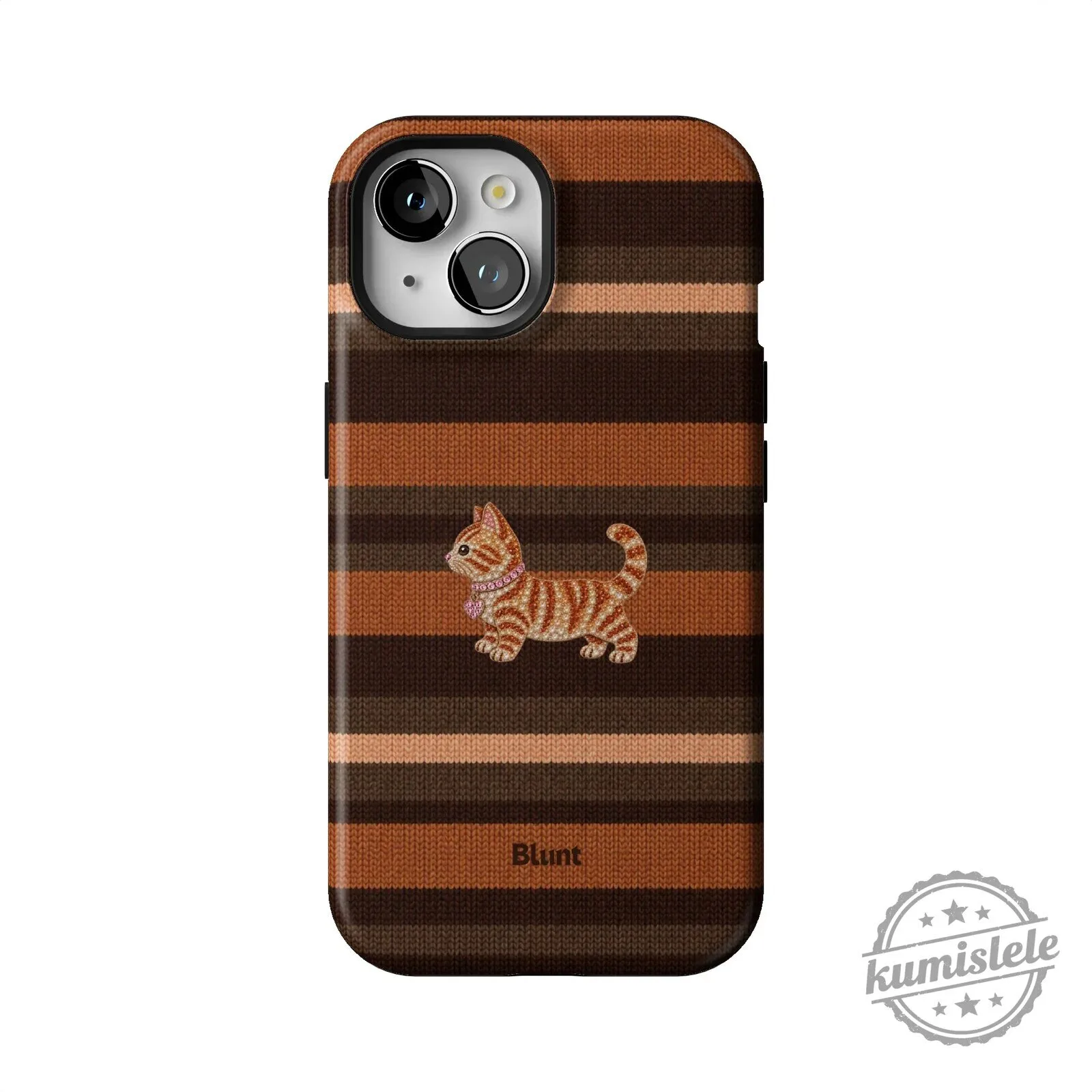 Cute Orange Tabby Cat Knit Pattern iPhone Case for Apple Smartphone Protection 40 Cute Orange Tabby Cat Knit Pattern iPhone Case for Apple Smartphone Protection