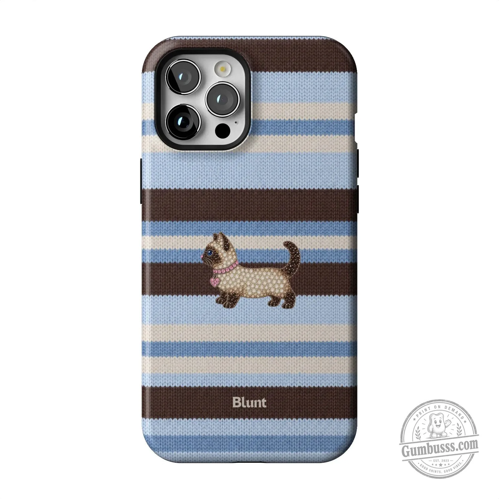 Cute Kitten Striped Pattern Phone Case for iPhone 15 Pro Max 54 Cute Kitten Striped Pattern Phone Case for iPhone 15 Pro Max