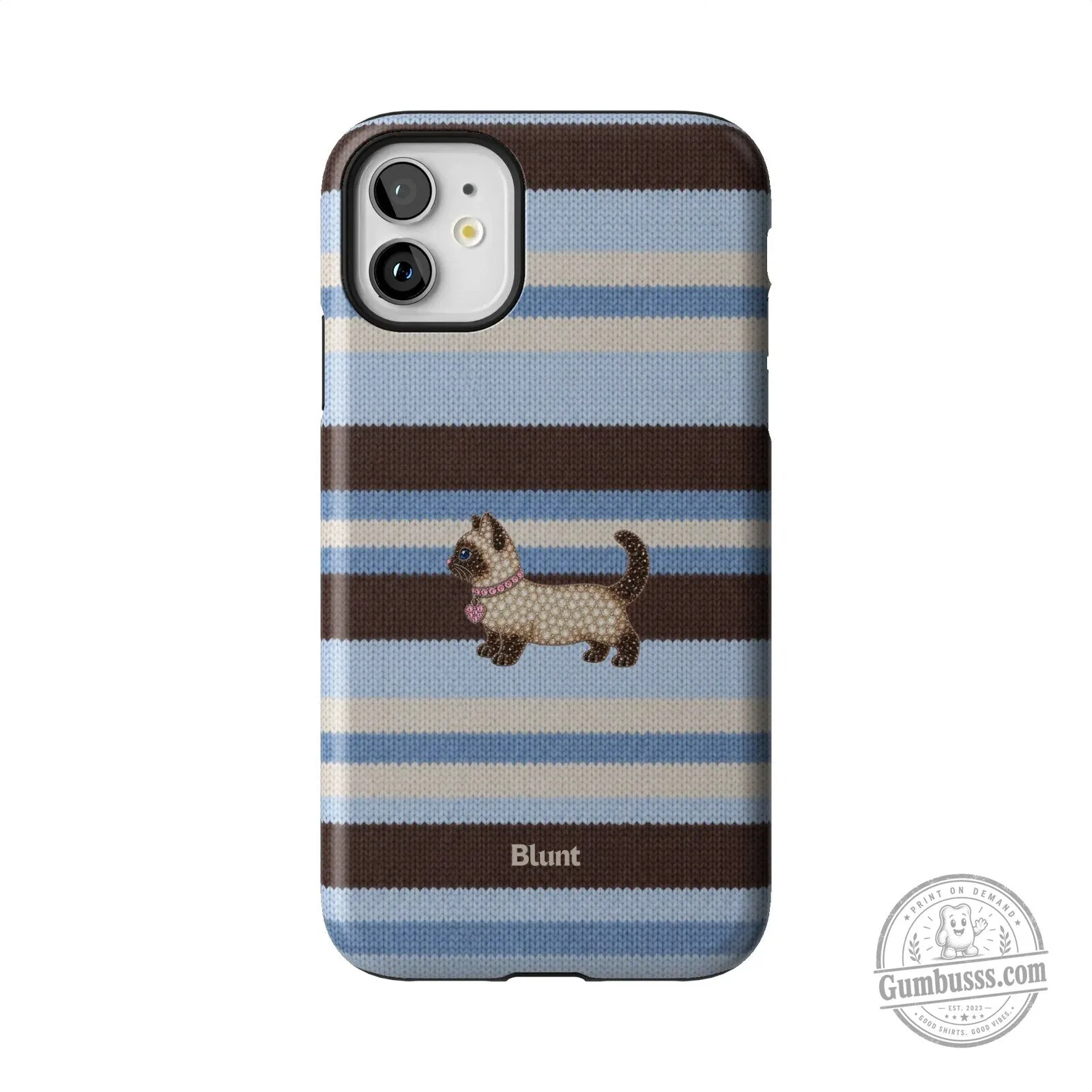 Cute Kitten Striped Pattern Phone Case for iPhone 15 Pro Max 56 Cute Kitten Striped Pattern Phone Case for iPhone 15 Pro Max