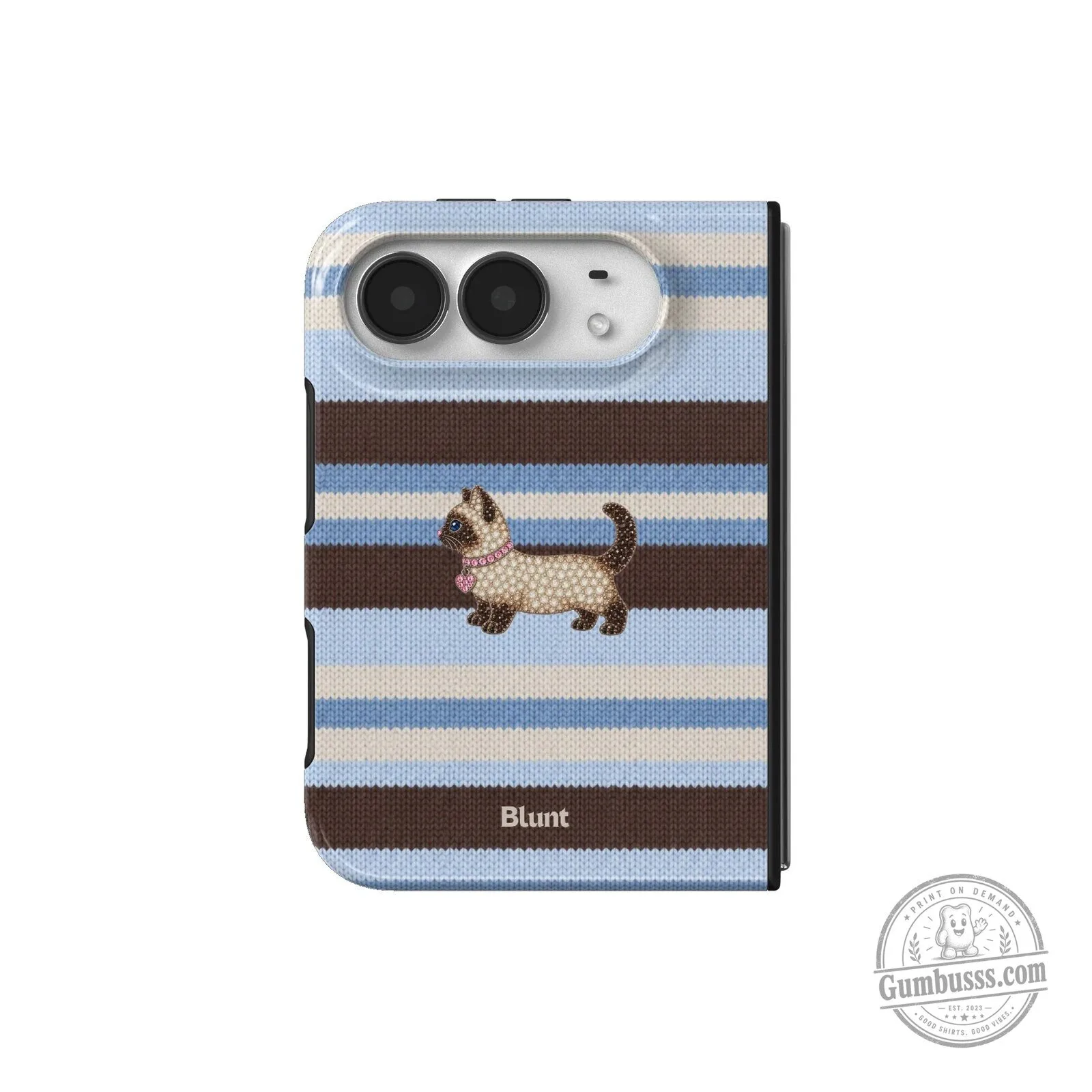 Cute Kitten Striped Pattern Phone Case for iPhone 15 Pro Max 59 Cute Kitten Striped Pattern Phone Case for iPhone 15 Pro Max