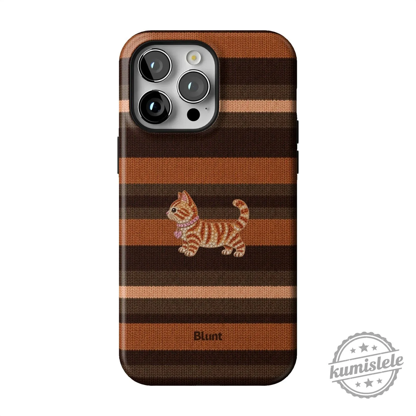 Cute Orange Tabby Cat Knit Pattern iPhone Case for Apple Smartphone Protection 46 Cute Orange Tabby Cat Knit Pattern iPhone Case for Apple Smartphone Protection