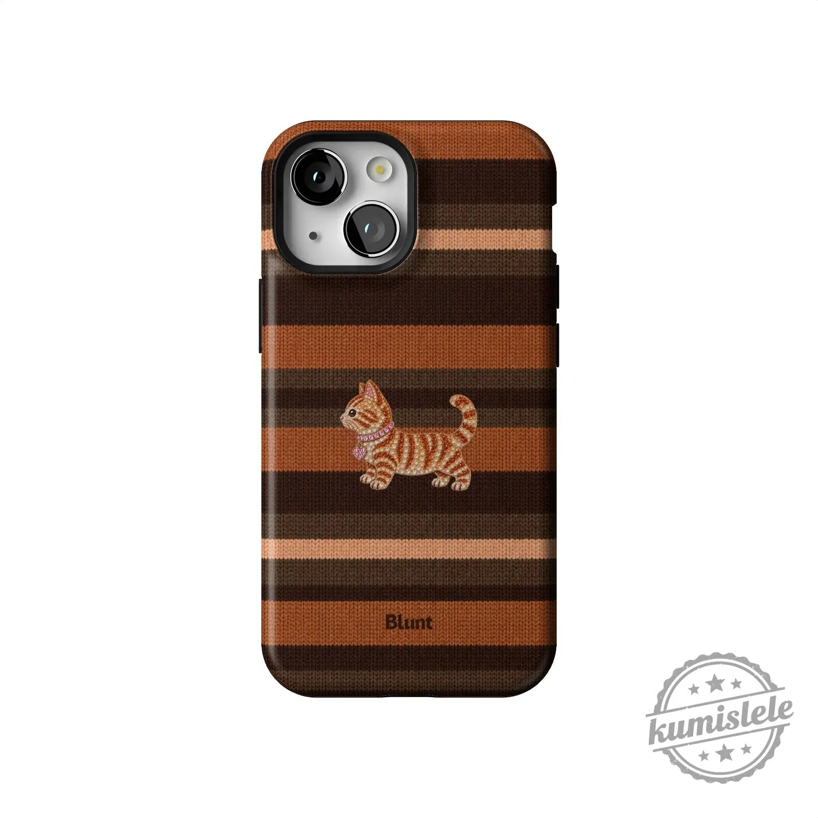 Cute Orange Tabby Cat Knit Pattern iPhone Case for Apple Smartphone Protection 51 Cute Orange Tabby Cat Knit Pattern iPhone Case for Apple Smartphone Protection