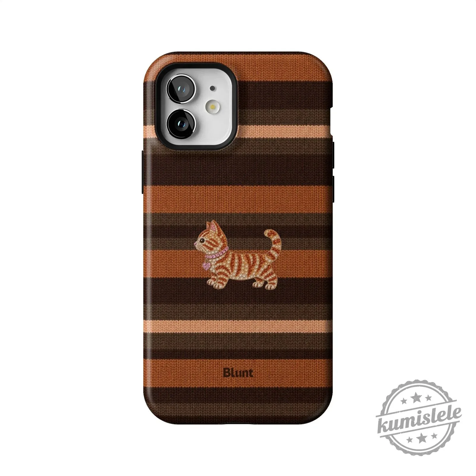 Cute Orange Tabby Cat Knit Pattern iPhone Case for Apple Smartphone Protection 52 Cute Orange Tabby Cat Knit Pattern iPhone Case for Apple Smartphone Protection