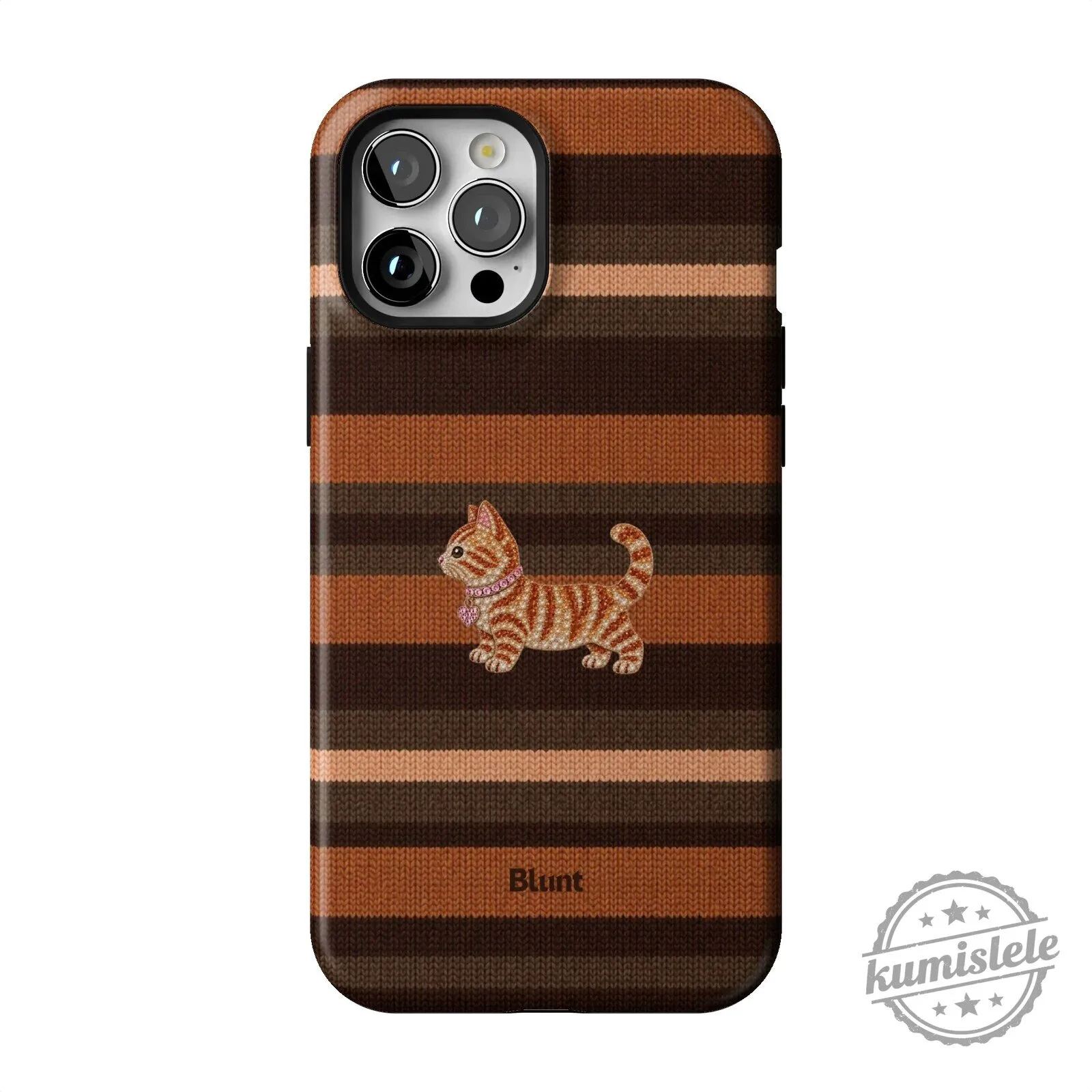 Cute Orange Tabby Cat Knit Pattern iPhone Case for Apple Smartphone Protection 54 Cute Orange Tabby Cat Knit Pattern iPhone Case for Apple Smartphone Protection