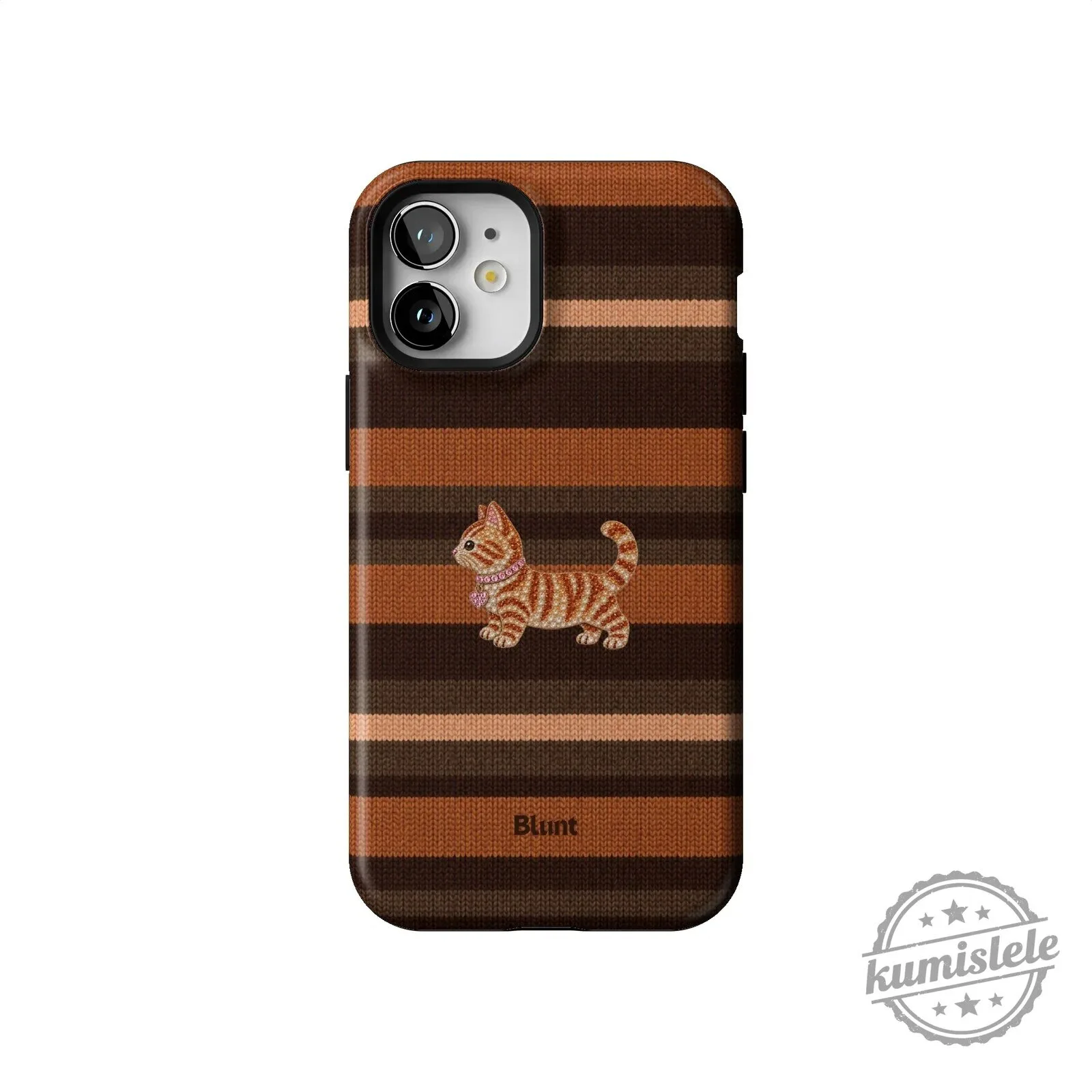 Cute Orange Tabby Cat Knit Pattern iPhone Case for Apple Smartphone Protection 55 Cute Orange Tabby Cat Knit Pattern iPhone Case for Apple Smartphone Protection