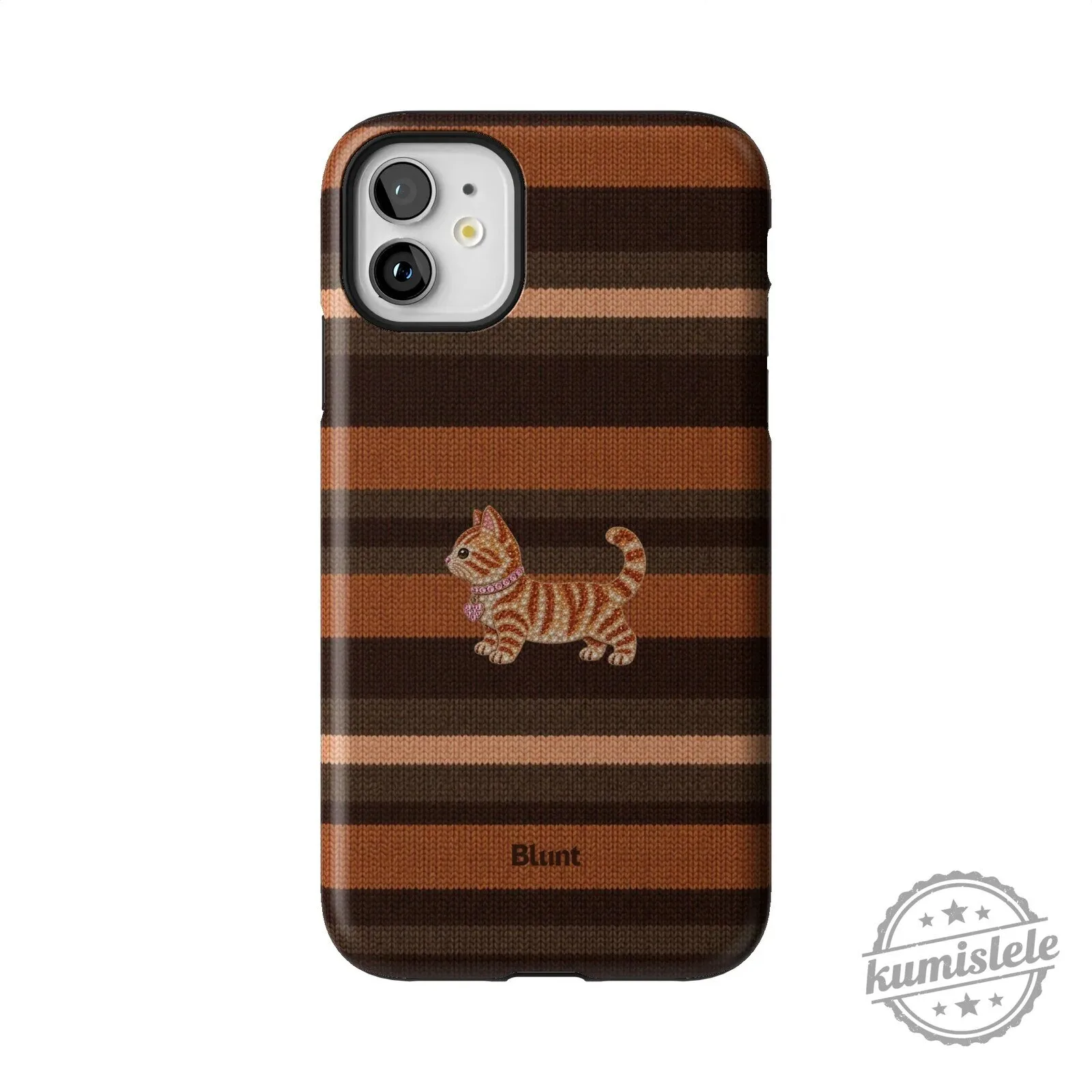 Cute Orange Tabby Cat Knit Pattern iPhone Case for Apple Smartphone Protection 56 Cute Orange Tabby Cat Knit Pattern iPhone Case for Apple Smartphone Protection