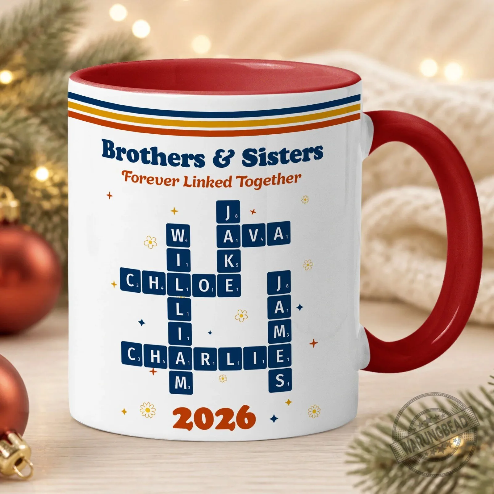 Personalized Scrabble Family Names Custom Ceramic Coffee Mug 9 Personalized Scrabble Family Names Custom Ceramic Coffee Mug