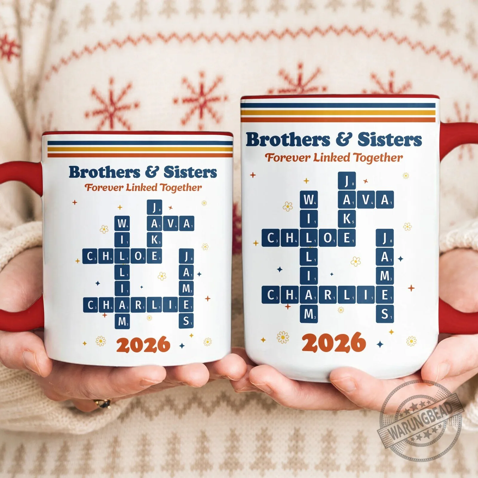 Personalized Scrabble Family Names Custom Ceramic Coffee Mug 11 Personalized Scrabble Family Names Custom Ceramic Coffee Mug