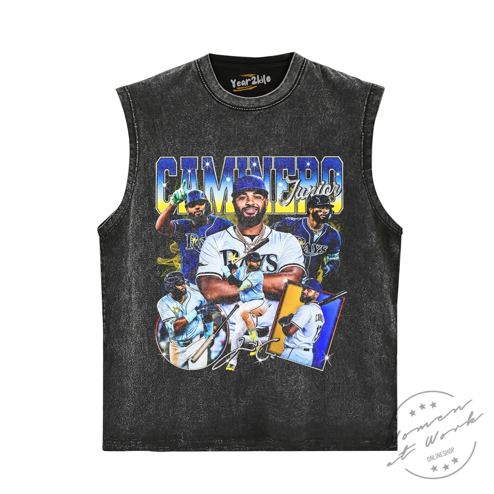 Junior Caminero Baseball Player Vintage Graphic T-Shirt 9 Junior Caminero Baseball Player Vintage Graphic T-Shirt