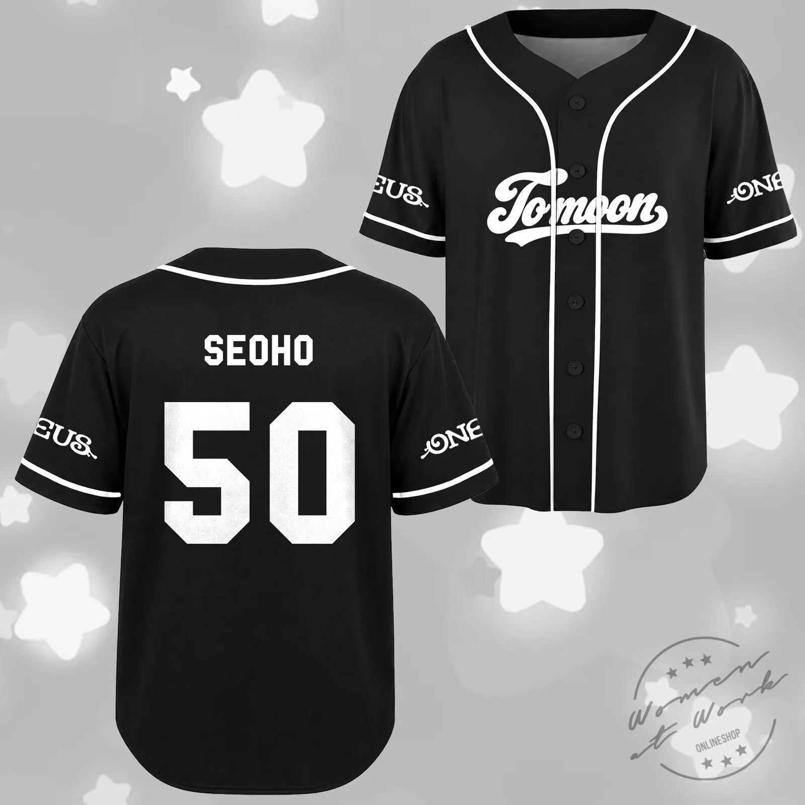 Oneus Tomoon Fandom Baseball Jersey K-Pop Group Concert Apparel 7 Oneus Tomoon Fandom Baseball Jersey K-Pop Group Concert Apparel