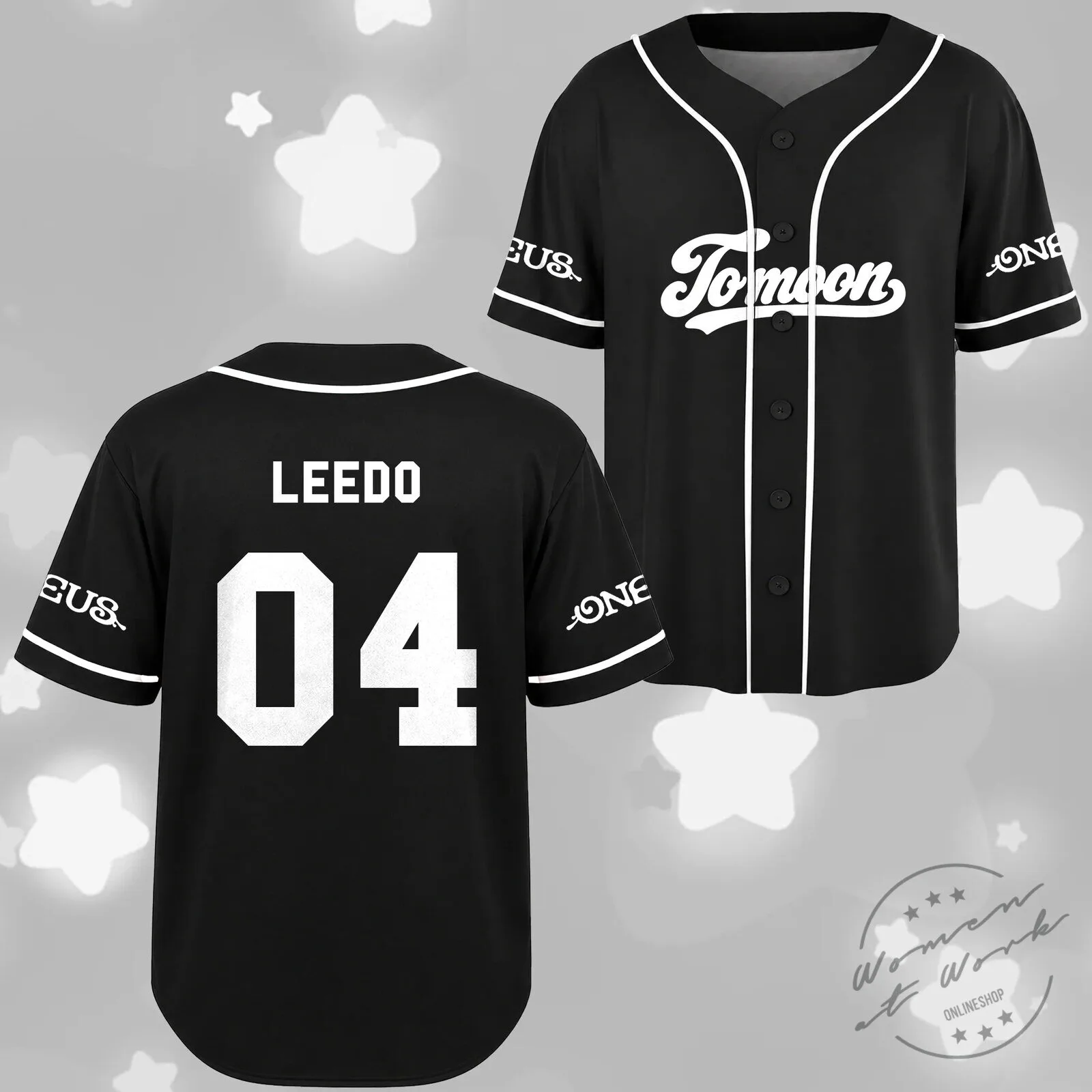 Oneus Tomoon Fandom Baseball Jersey K-Pop Group Concert Apparel 8 Oneus Tomoon Fandom Baseball Jersey K-Pop Group Concert Apparel
