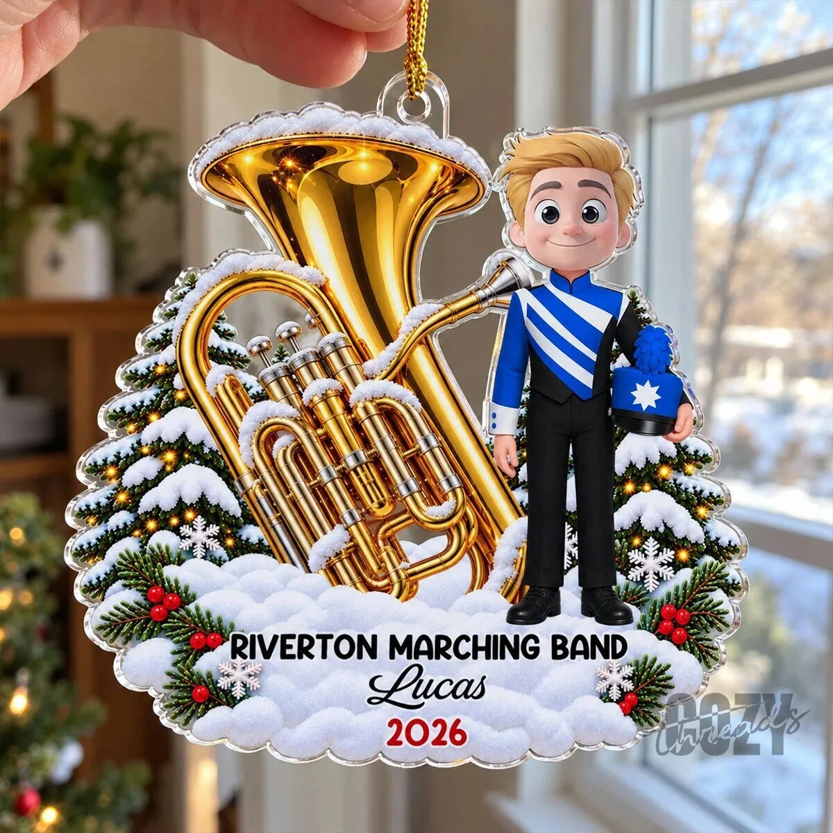 Personalized Marching Band Christmas Tree Ornament Custom Name Year 15 Personalized Marching Band Christmas Tree Ornament Custom Name Year