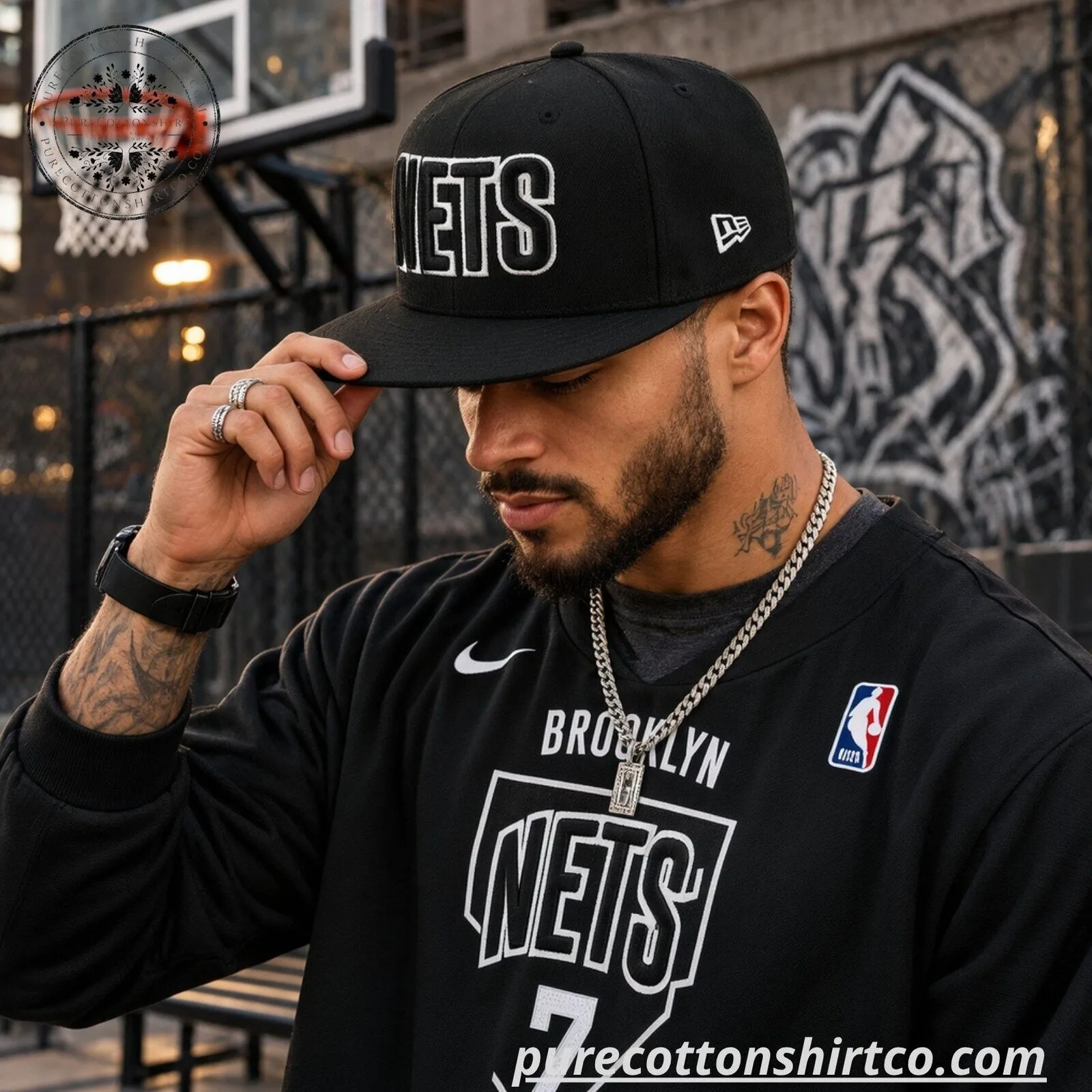 Ethan Hawke New Era Brooklyn Nets Statement Edition 9FIFTY Cap 5 Ethan Hawke New Era Brooklyn Nets Statement Edition 9FIFTY Cap