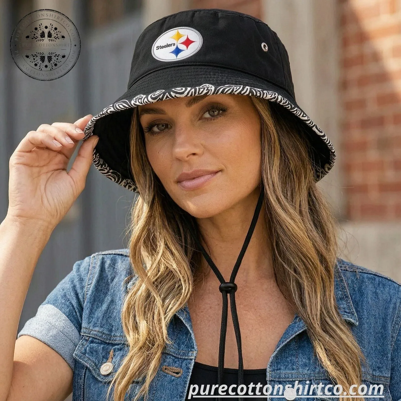 Snoop Dogg Pittsburgh Steelers Bandana Brim Bucket Hat 7 Snoop Dogg Pittsburgh Steelers Bandana Brim Bucket Hat