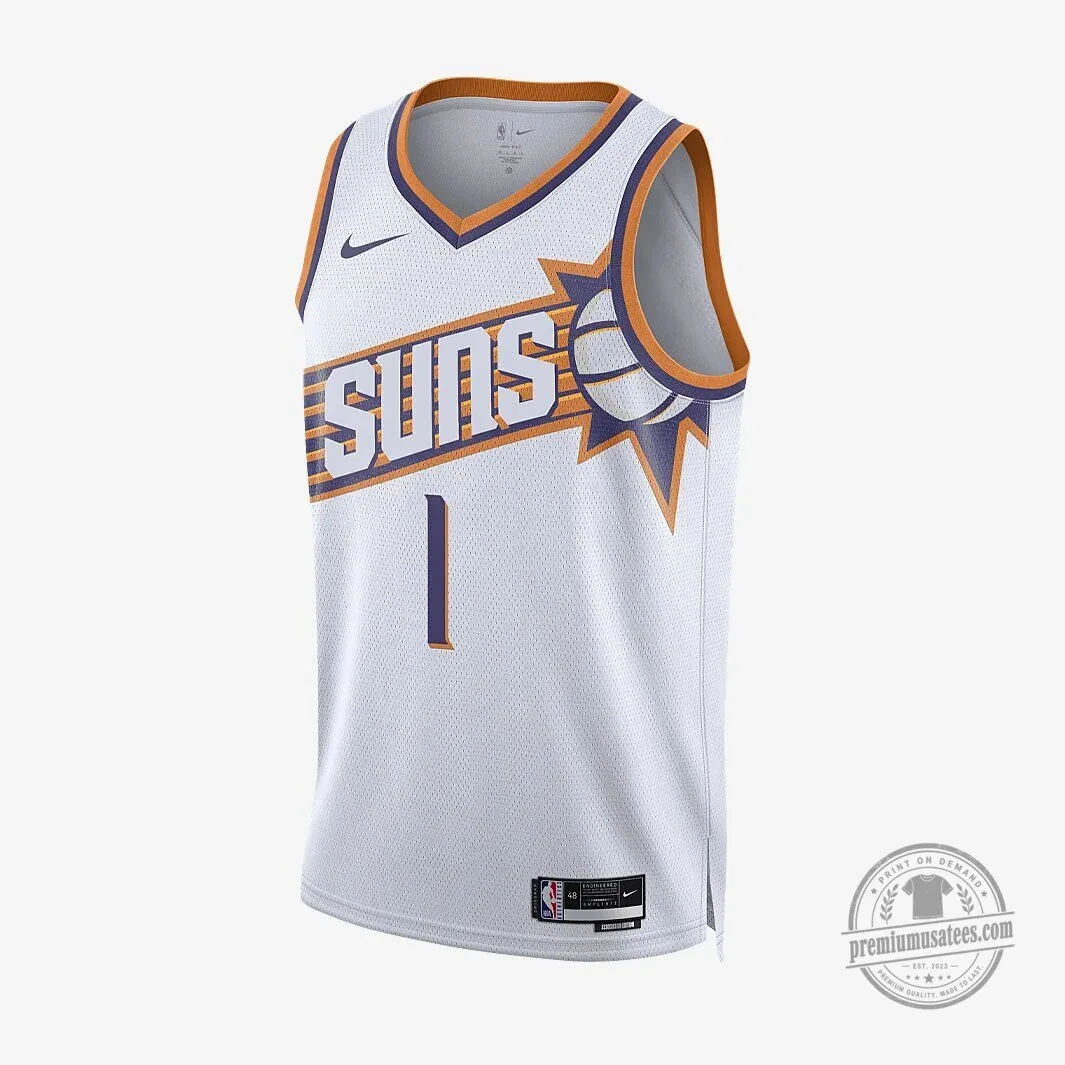 Devin Booker Phoenix Suns White Association Edition Basketball Jersey
