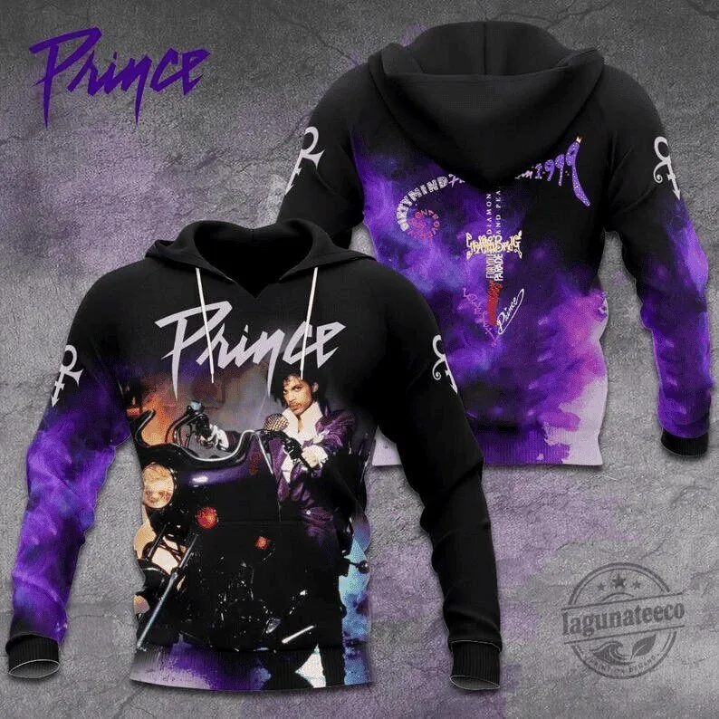 Prince Purple Rain Album Cover Art Music Fan T-Shirt 3 Prince Purple Rain Album Cover Art Music Fan T-Shirt