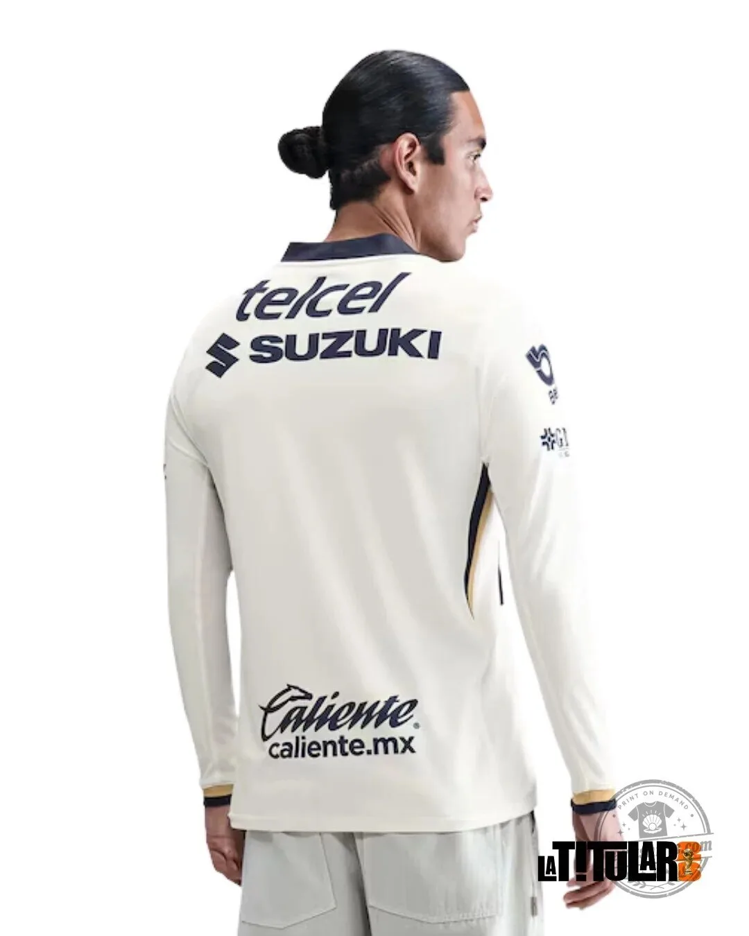 Pumas UNAM Long Sleeve Home Soccer Jersey 2025 2026 Men's 7 Pumas UNAM Long Sleeve Home Soccer Jersey 2025 2026 Men