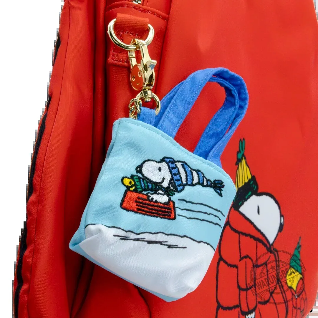 Peanuts Snoopy Whatever Makes You Happy Winter Scenes Mystery Mini Tote Bag Charm 5 Peanuts Snoopy Whatever Makes You Happy Winter Scenes Mystery Mini Tote Bag Charm