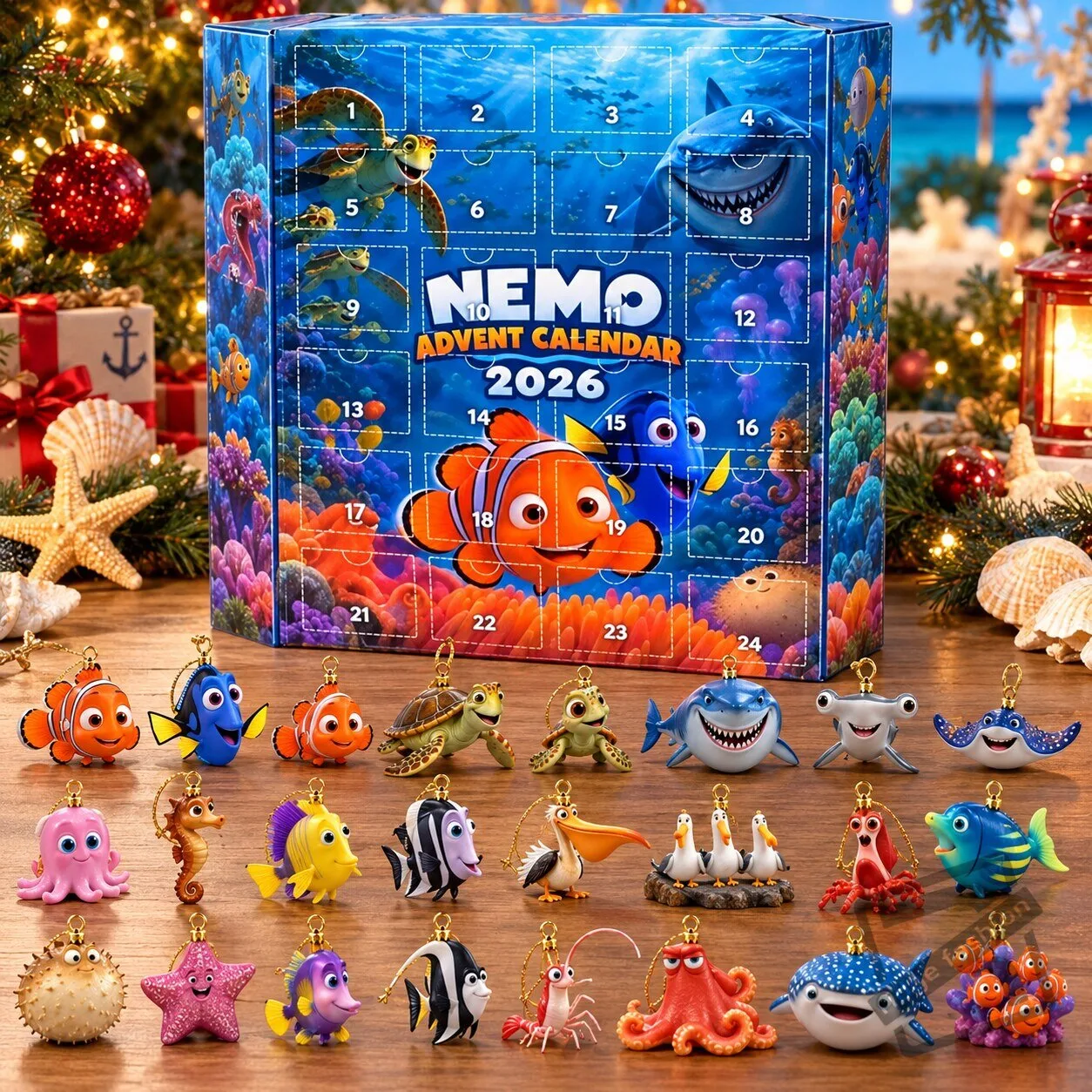 Finding Nemo Advent Calendar 2026 Finding Nemo 2026 Holiday Advent Calendar