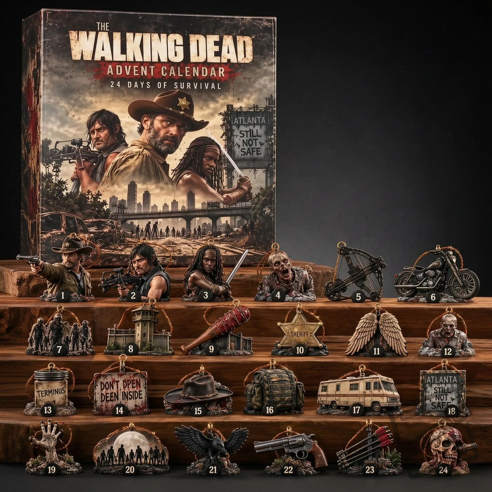 The Walking Dead Advent Calendar The Walking Dead Advent Calendar: Holiday Countdown Collectible – image 2 of 4