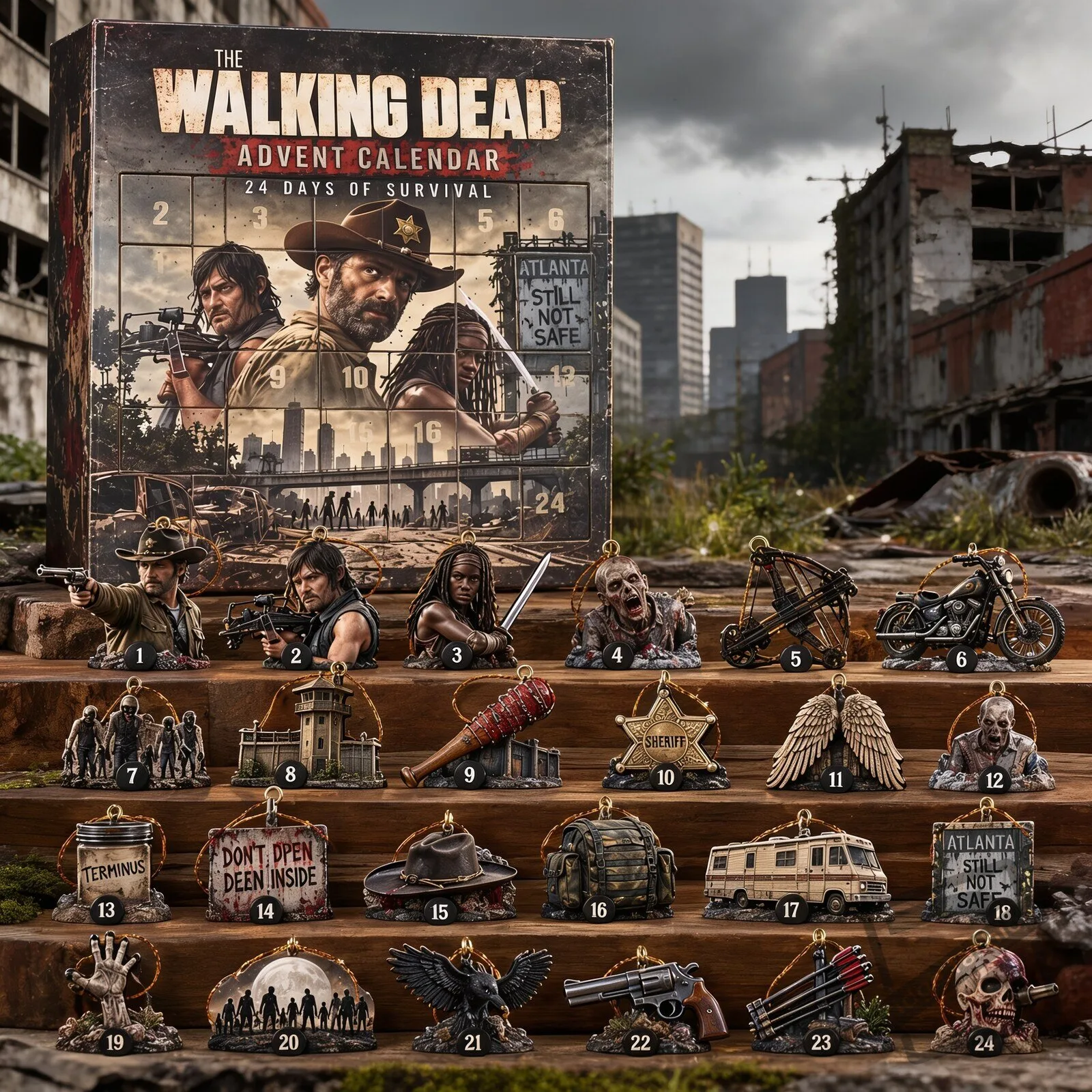 The Walking Dead Advent Calendar The Walking Dead Advent Calendar: Holiday Countdown Collectible – image 3 of 4