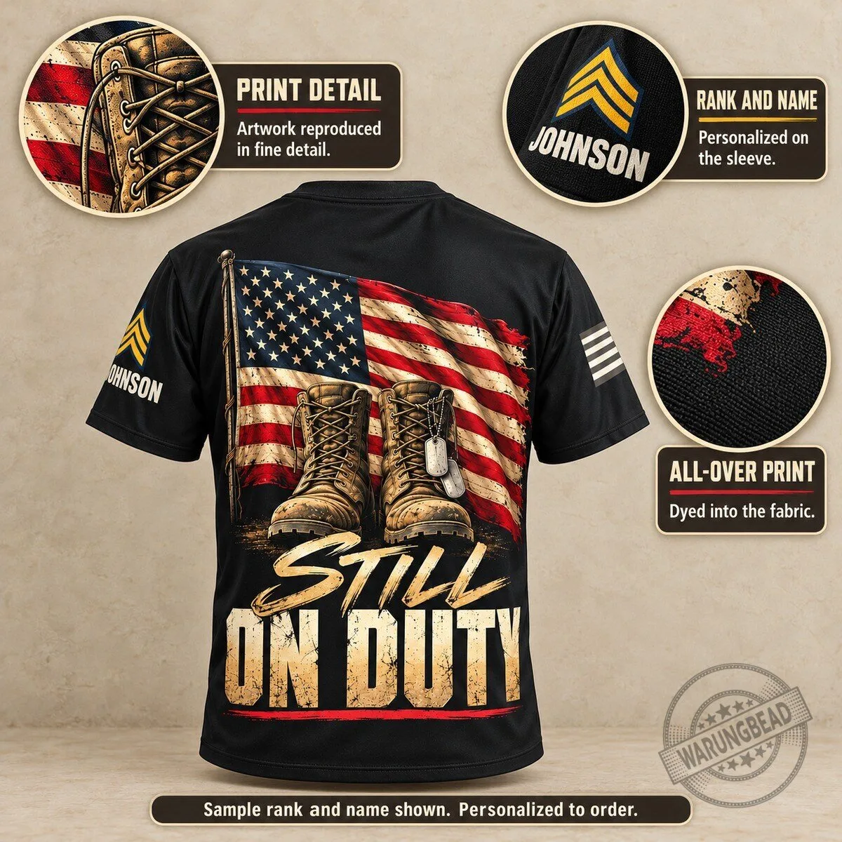 Still On Duty Personalized Vintage Military Veteran Army Pride T-Shirt 10 Still On Duty Personalized Vintage Military Veteran Army Pride T-Shirt
