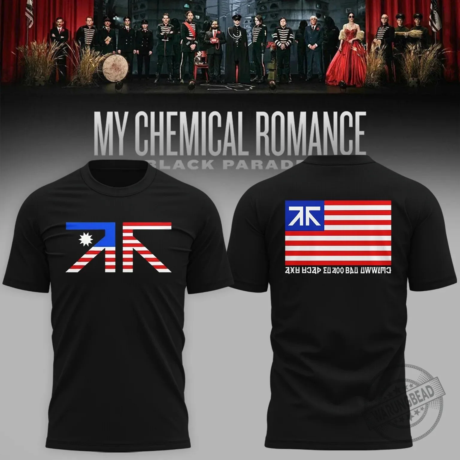 My Chemical Romance Los Angeles Black Parade Album Cover T-Shirt