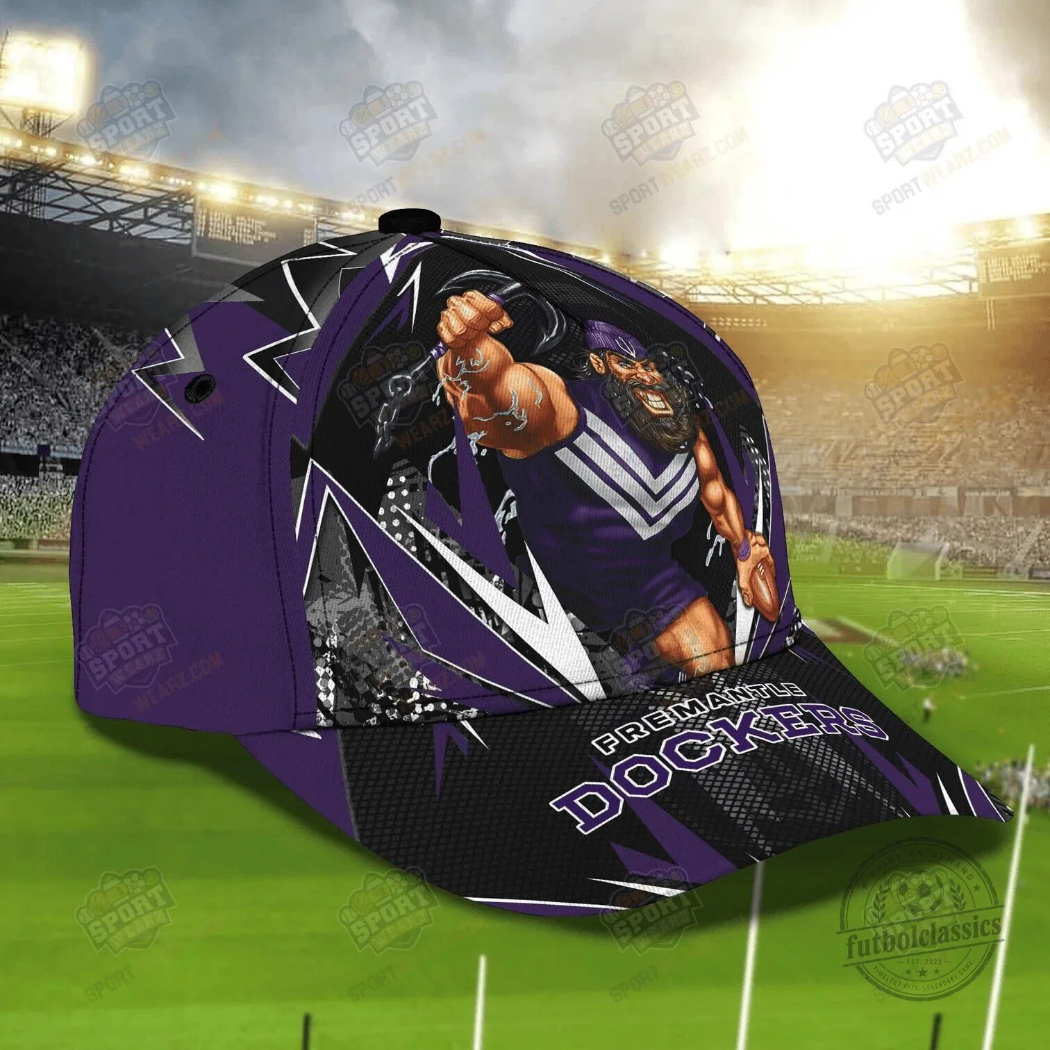 Fremantle Dockers Australian Rules Football Club Baseball Cap Hat 6 Fremantle Dockers Australian Rules Football Club Baseball Cap Hat