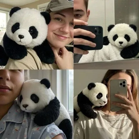 Lifelike Cuddle Panda Plush Toy That Calms Stress and Improves Sleep 7 Lifelike Cuddle Panda Plush Toy That Calms Stress and Improves Sleep