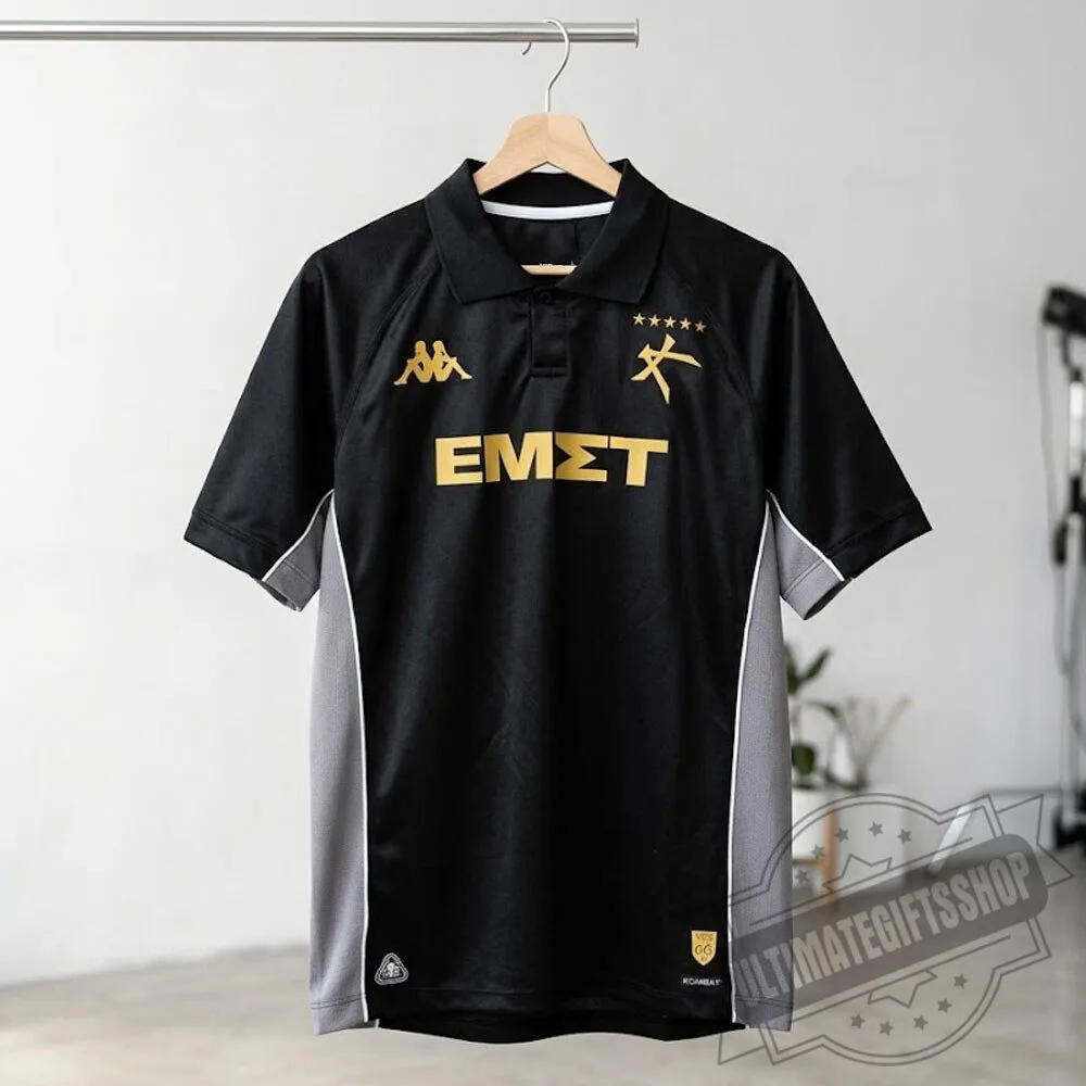 Kappa Athens Kallithea 2026/27 Third Black Jersey Shirt 3 Kappa Athens Kallithea 2026/27 Third Black Jersey Shirt