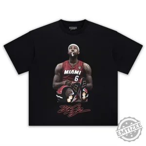 LeBron James Miami Heat Pondering Signature Graphic T-Shirt