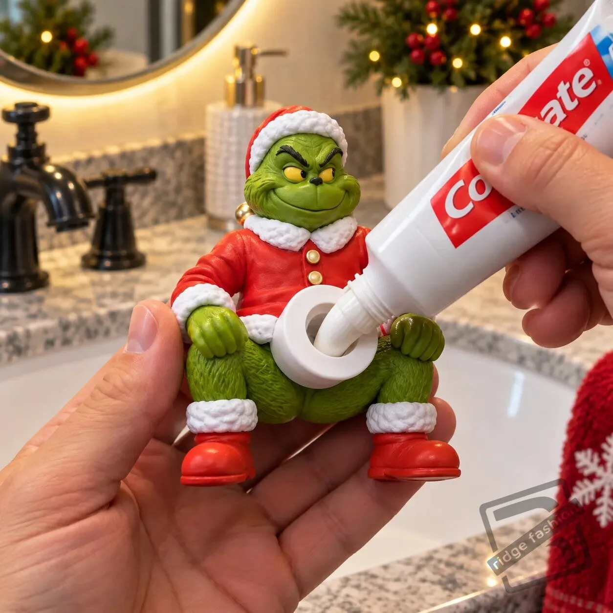 Funny Grinch Toothpaste Topper Dispenser For Christmas 2026 Grinch Toothpaste Topper Dispenser - Christmas 2026 Holiday Fun – image 2 of 4