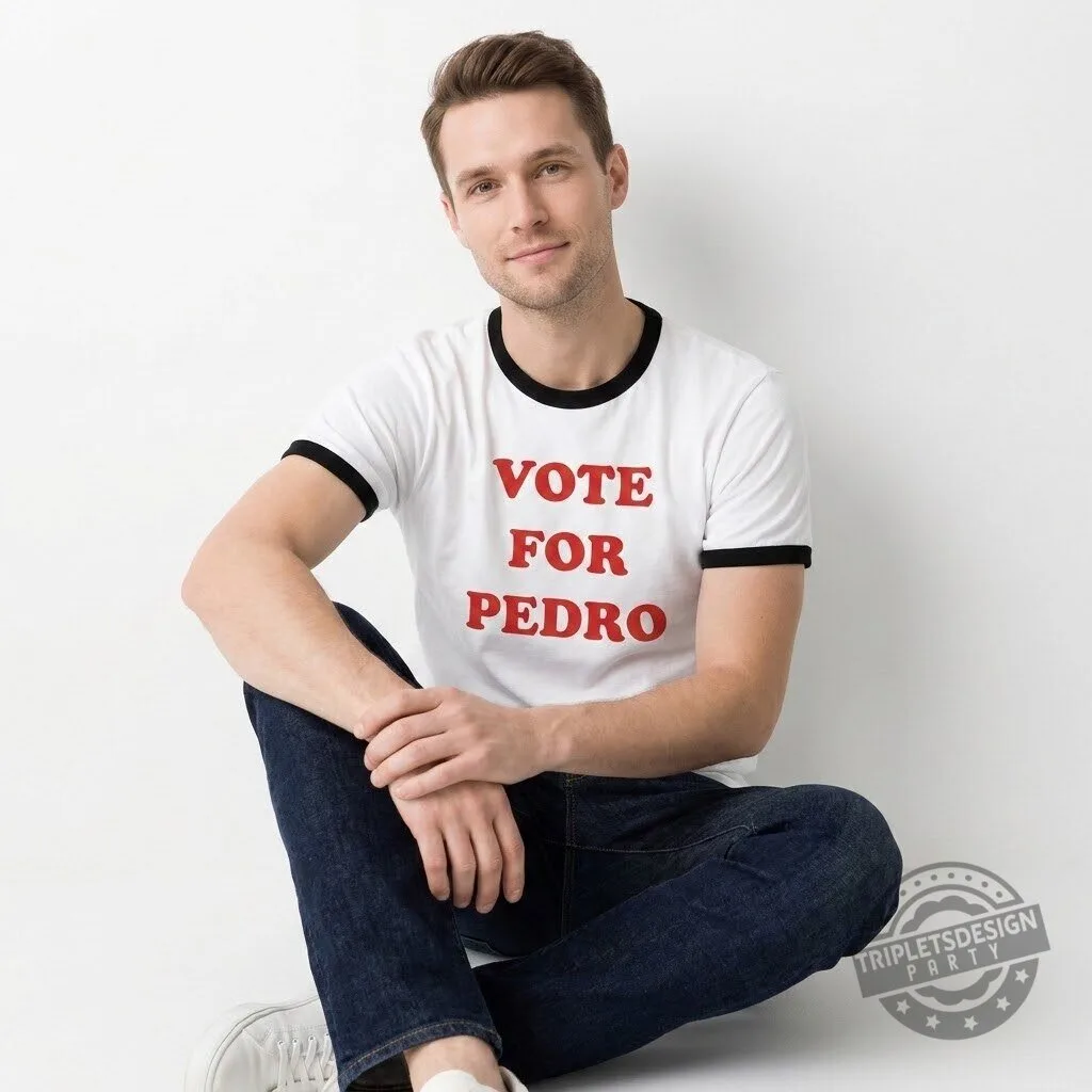 Vote for Pedro gosh liger retro vintage funny NEW ringer Napoleon Dynamite T Shirt MENS Graphic Tee