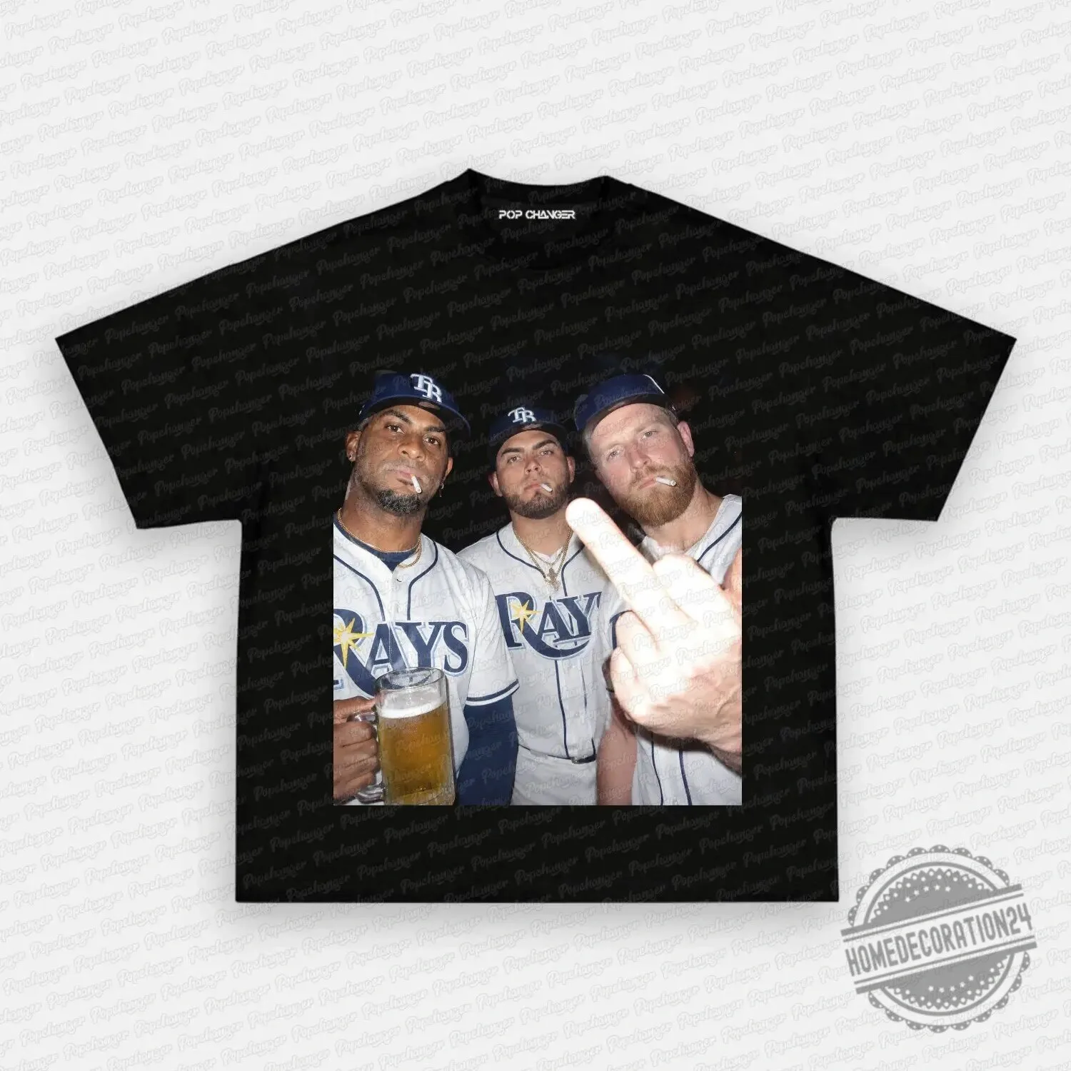 Randy Arozarena Wander Franco Tyler Glasnow Tampa Bay Rays After Hours T-Shirt
