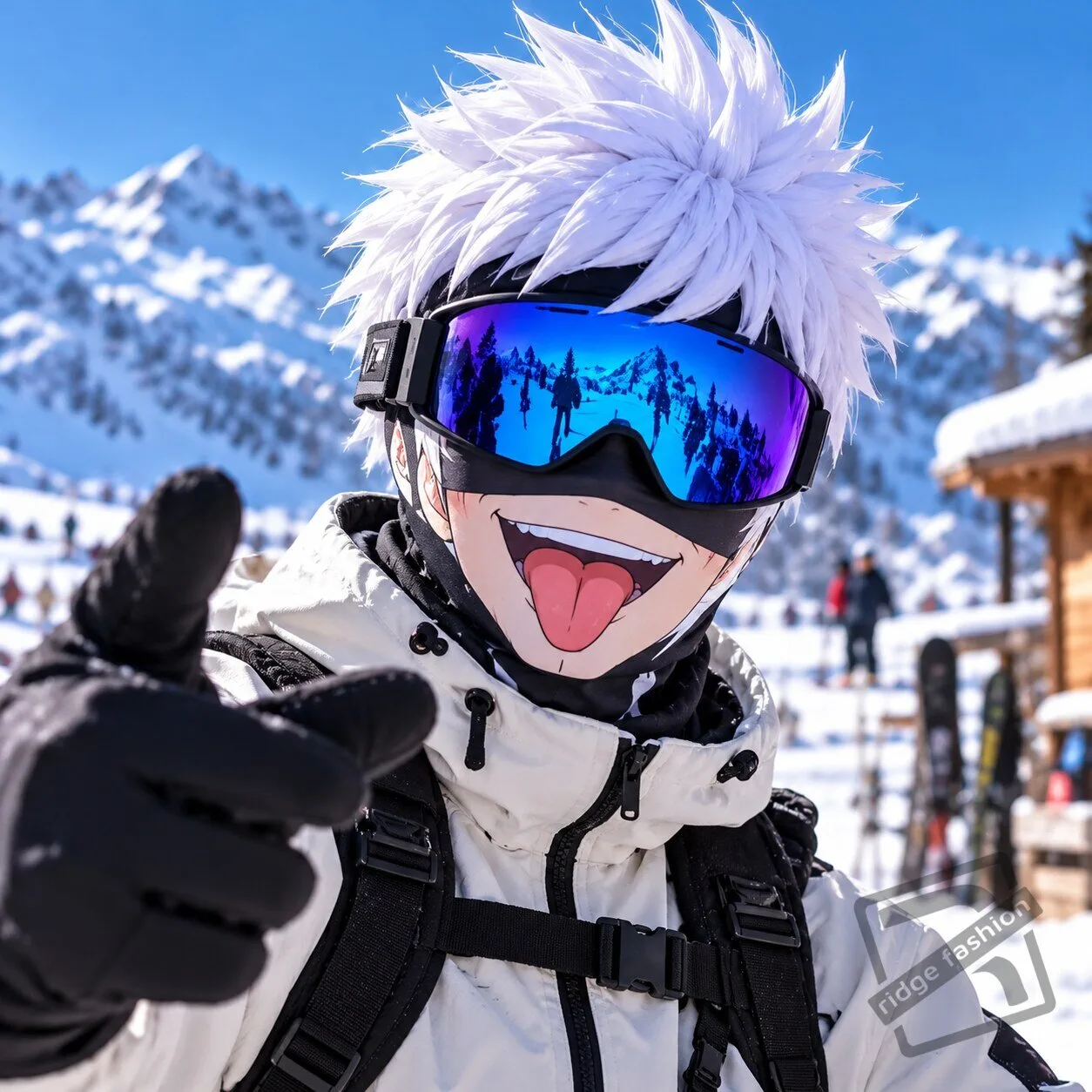 3D Anime Expressive Ski Mask