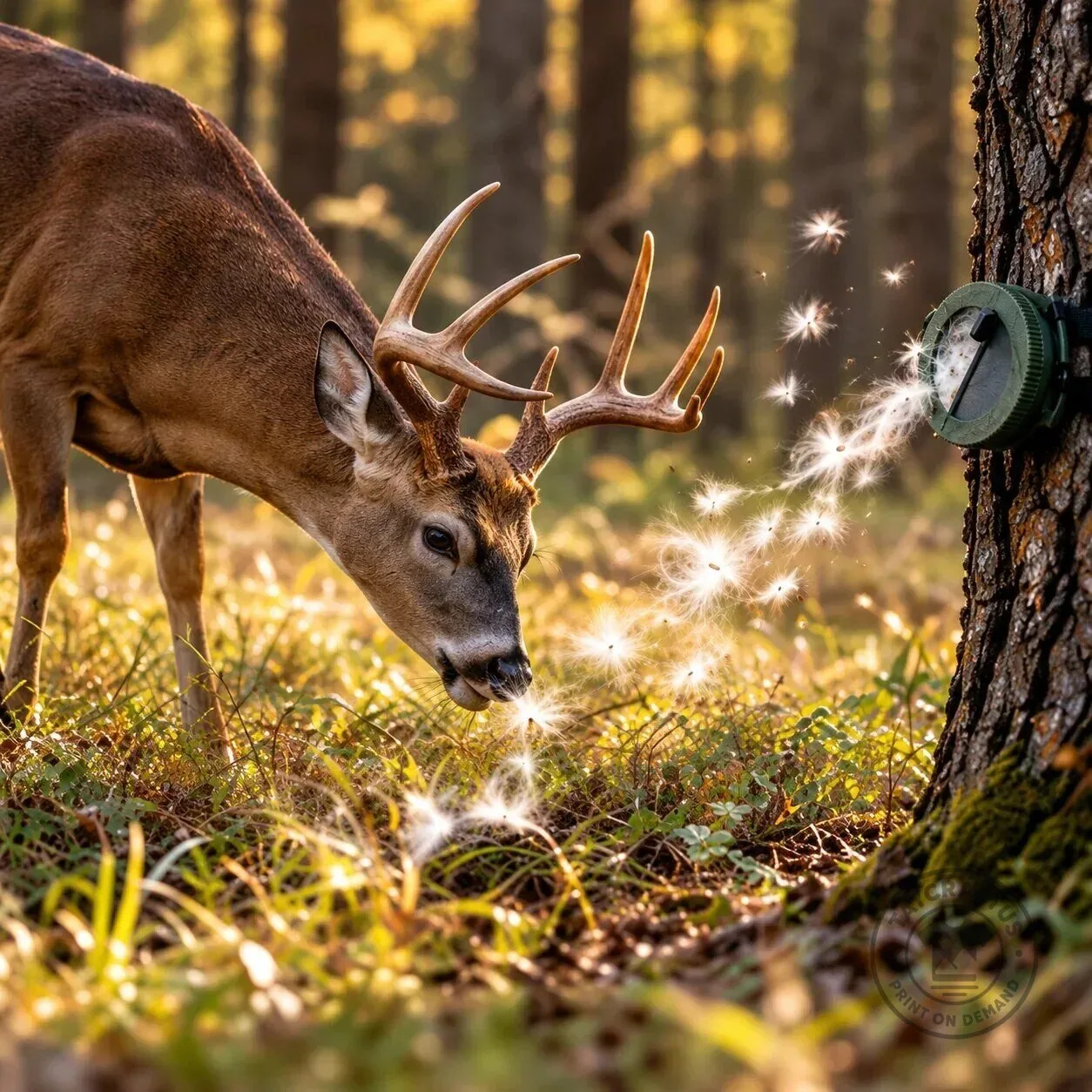 Bow Hunting Milkweed Dispenser Wind Indicator for Saddle Hunters 10 Bow Hunting Milkweed Dispenser Wind Indicator for Saddle Hunters