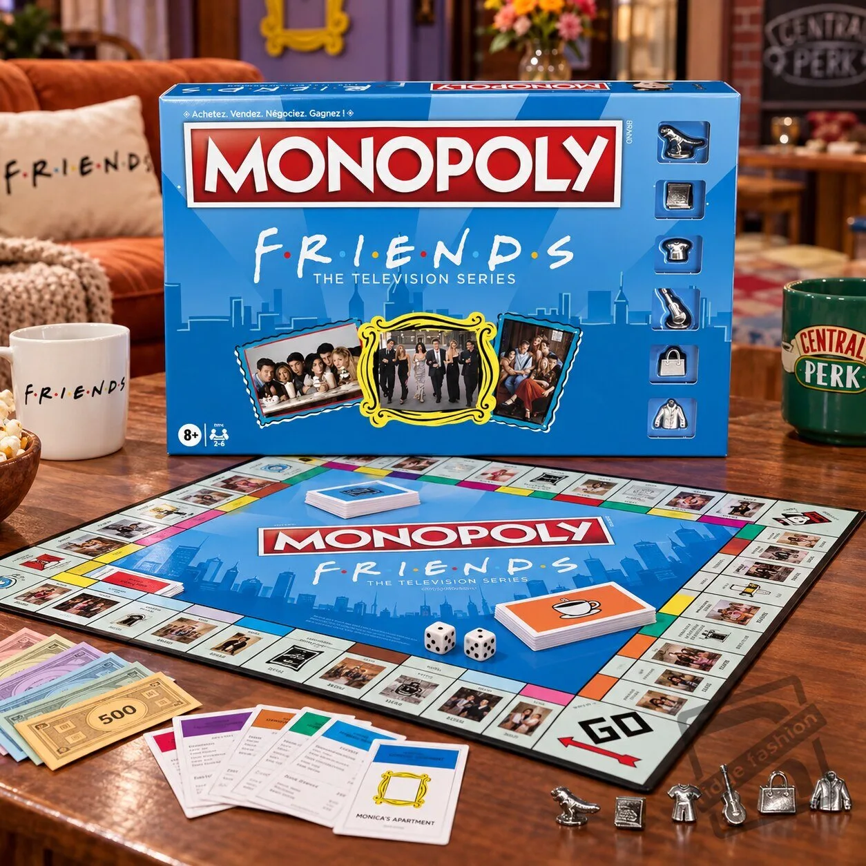 Monopoly Friends The TV Series Edition Board Game Monopoly Friends TV Series Edition Board Game – image 2 of 6